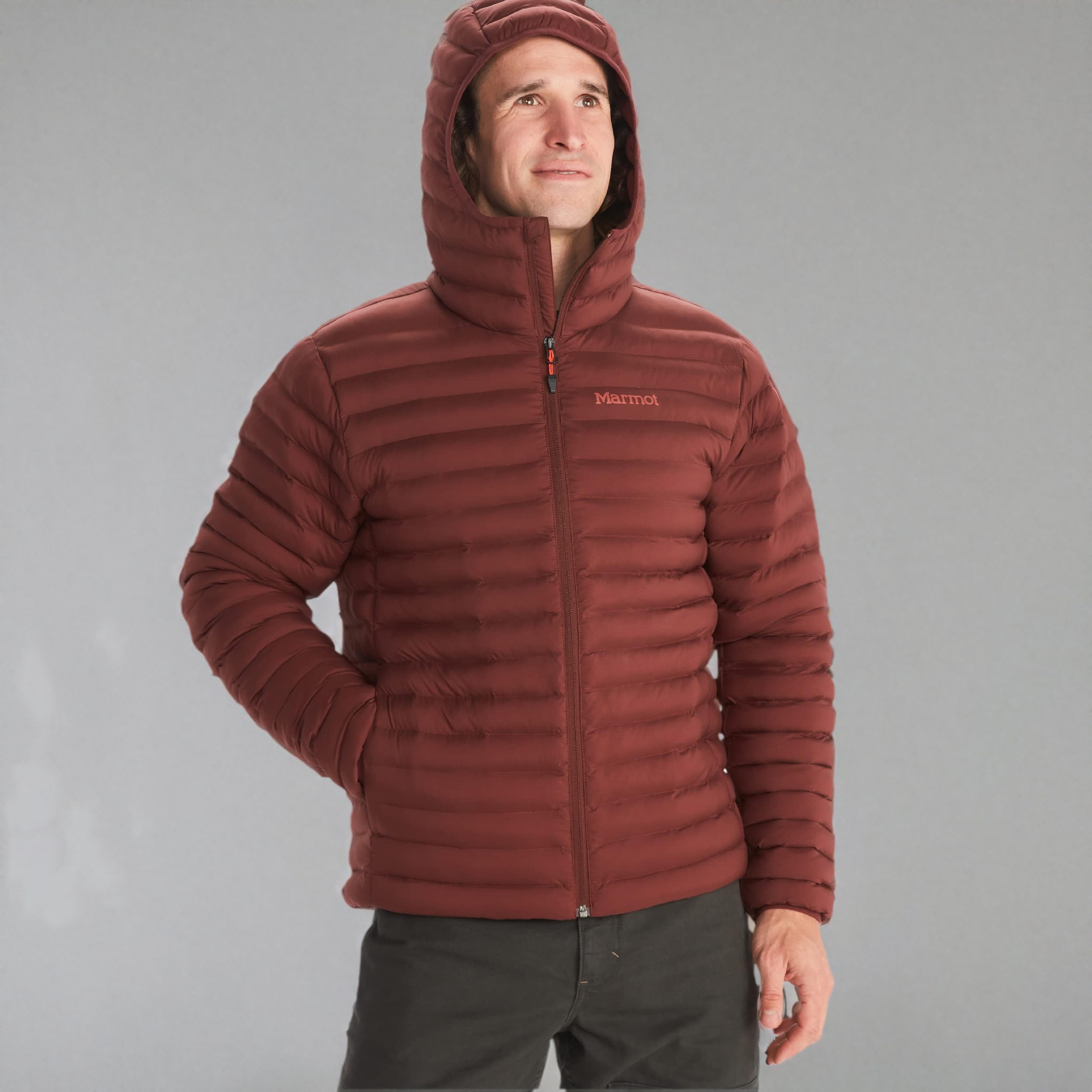 MARMOT Men's Echo Featherless Hoody - Lightweight Down-Alternative Puffer Jacket with Hood for Hiking, Camping & Outdoor Adventures | Water-Resistant Winter Coat