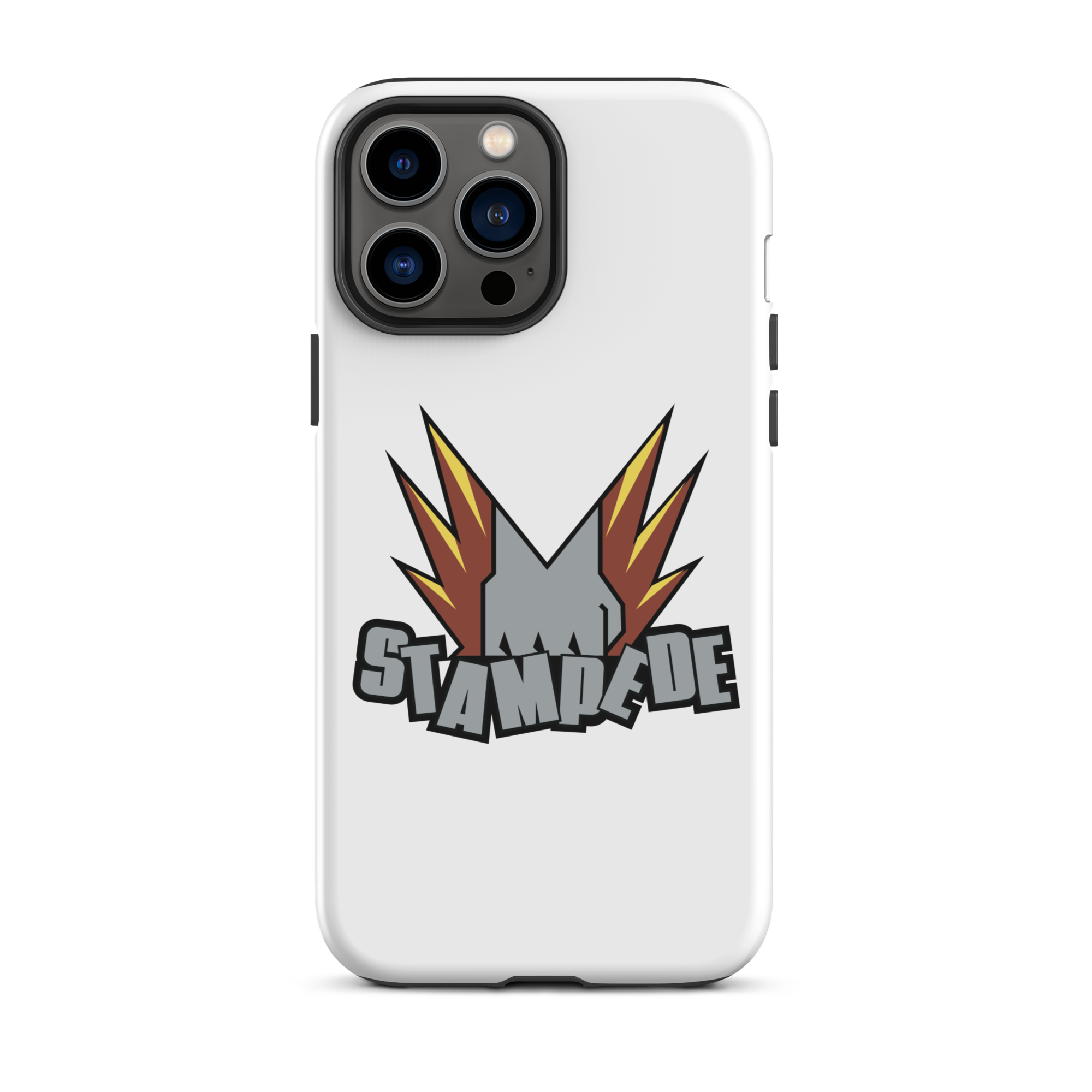 Zoo Jitsu Fighters Stampede Durable Shockproof iPhone Case - Perfect for Outdoor Adventures & Extreme Sports Protection