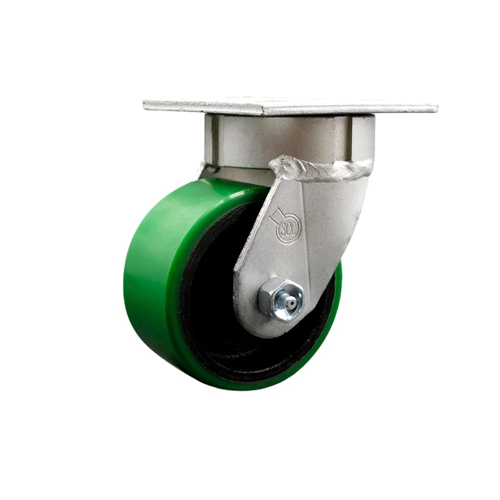 Heavy Duty Kingpinless Polyurethane Swivel Caster with 4