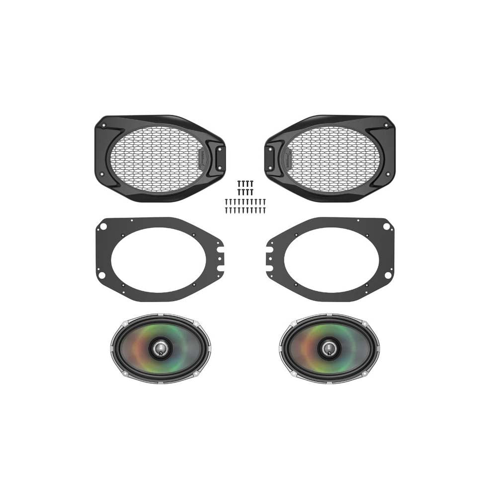 Diamond Audio VSPJP69OE 6x9 Inch 2-Way Coaxial Speakers - All Weather & Power Sports Compatible with 2018+ Jeep Wrangler (2DR/4DR) & Jeep Gladiator - Perfect for Off-Road Adventures & Car Audio Upgrades