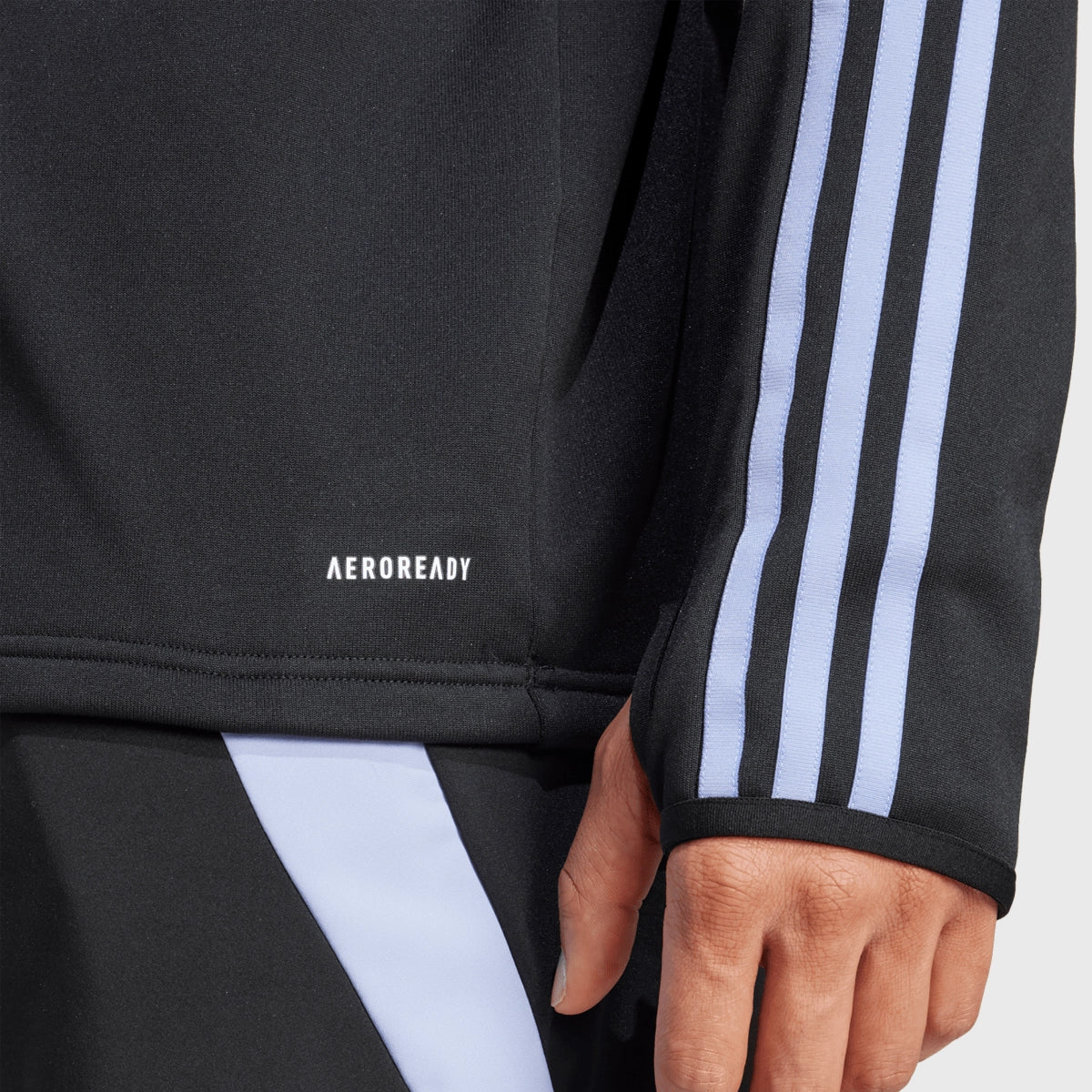 Adidas All Blacks Fleece Jacket - Black/Blue Spark - Warm & Comfortable Rugby Training Wear for Men - Perfect for Cold Weather & Outdoor Sports
