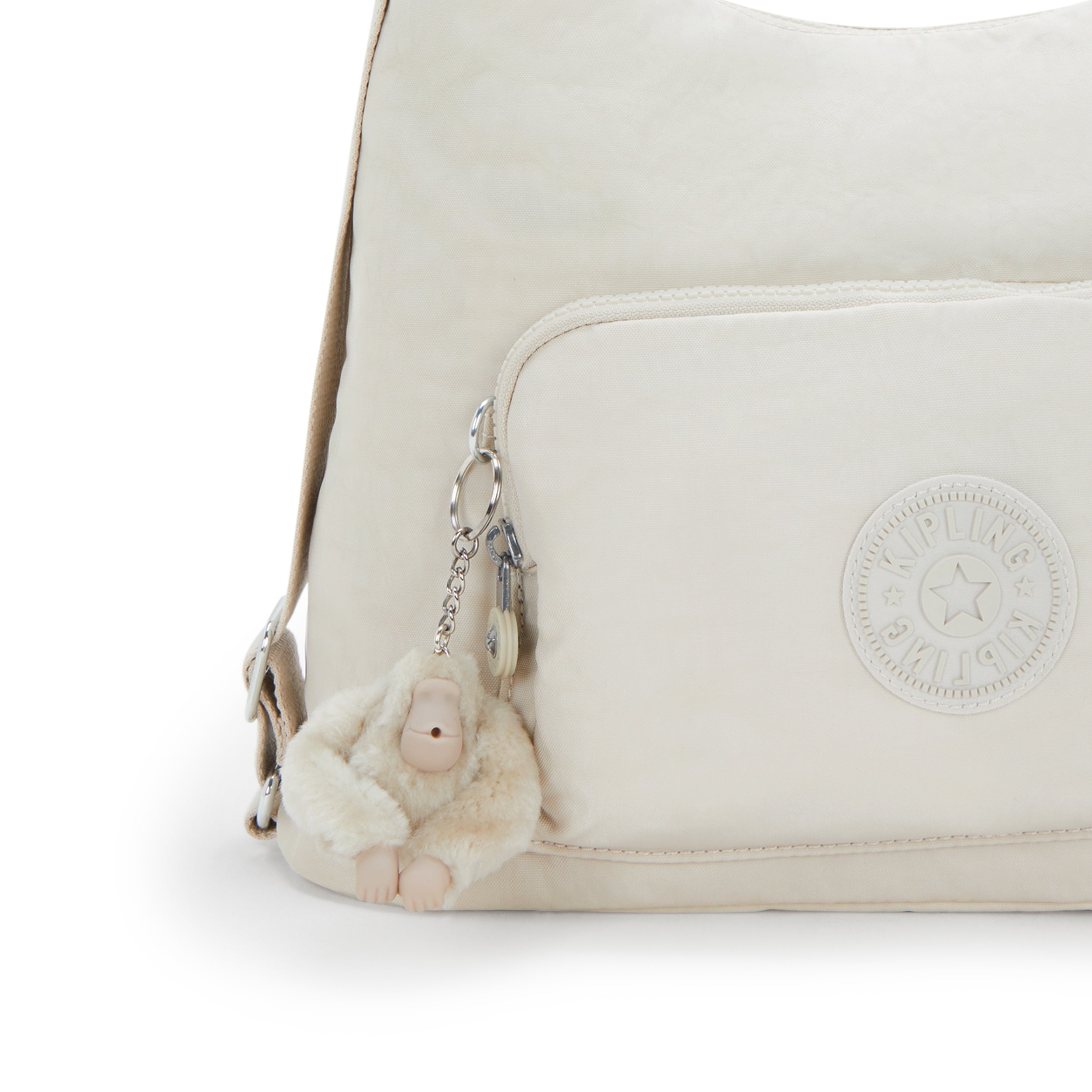 Kipling Yenna Convertible Shoulder Bag & Backpack in Hideaway Beige | Women's Fashion Handbag for Work, Travel & Everyday Use