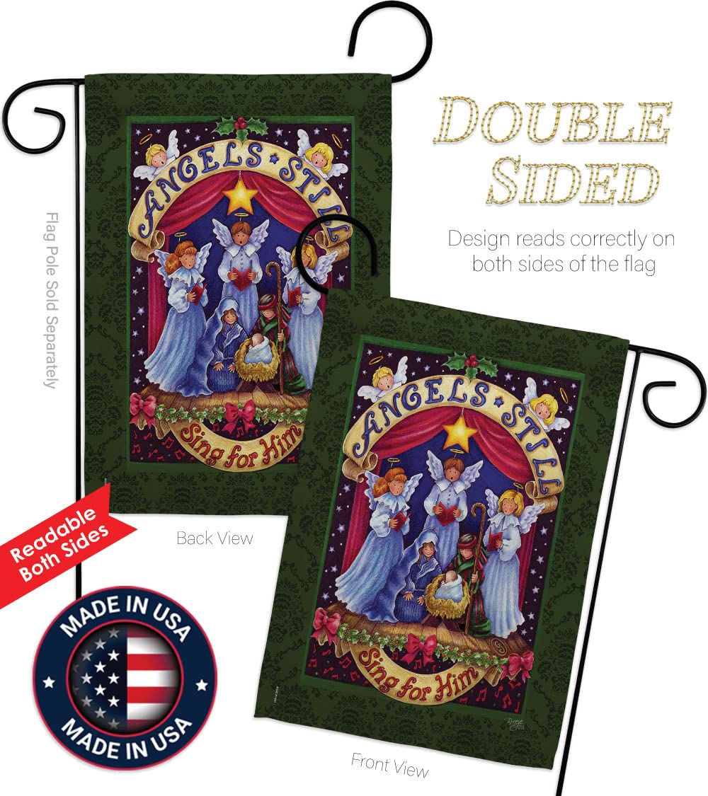 Christmas Garden Flag Set 13x18.5