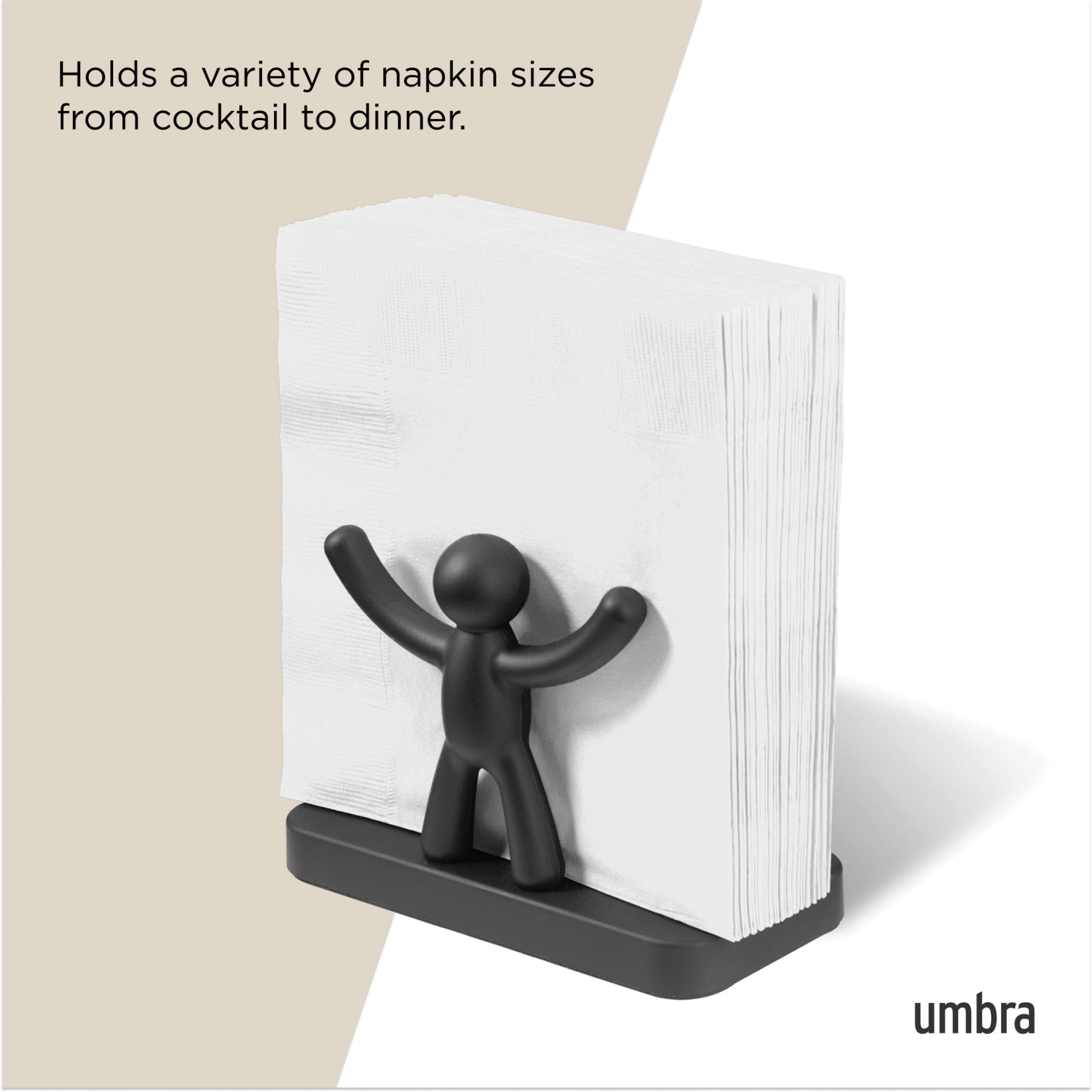 Stainless Steel Buddy Napkin Holder - Cute Animal Design for Kitchen & Dining Table - Perfect for Parties, BBQs, and Everyday Use
