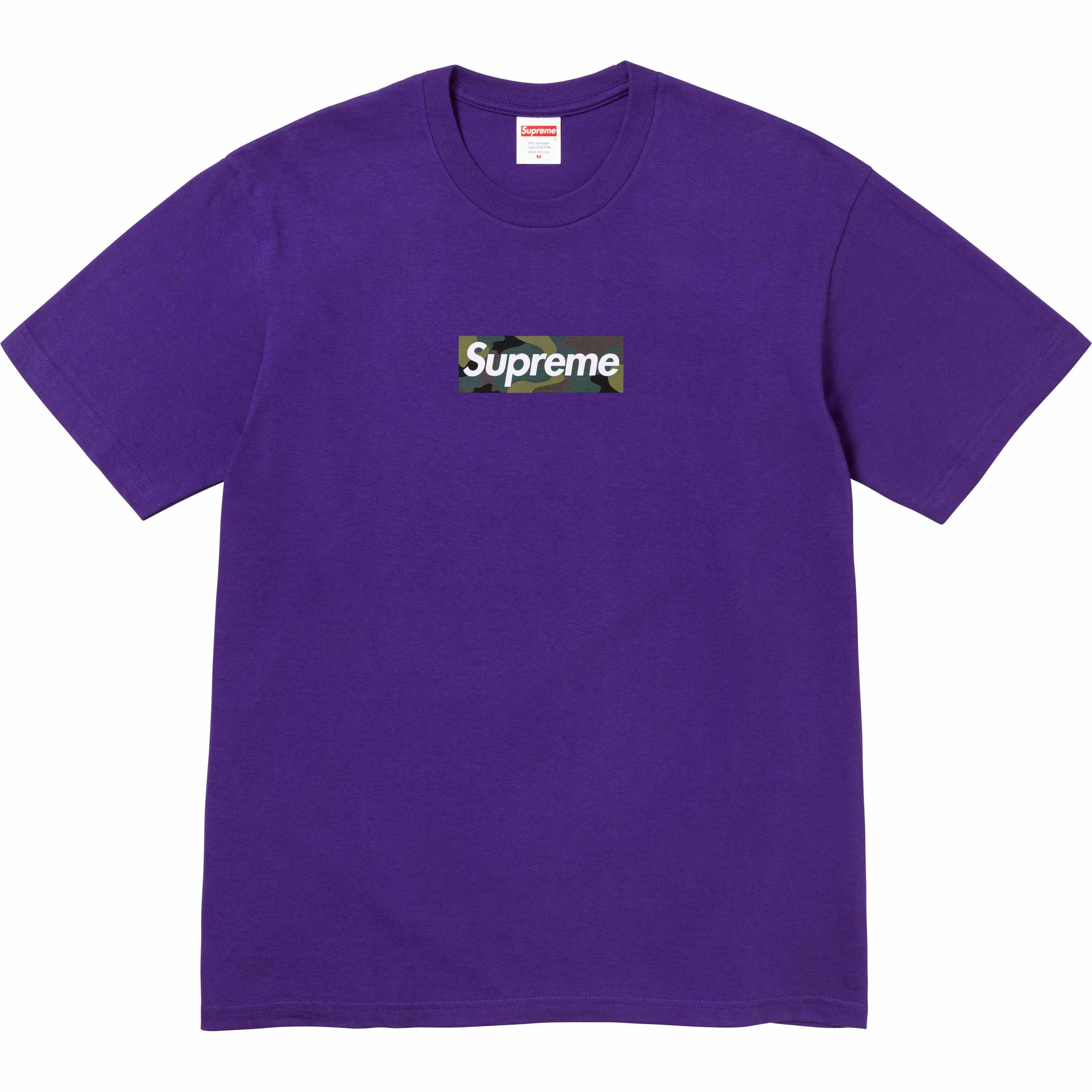 SUPREME 23FW Camouflage Box Logo T-Shirt - Streetwear Fashion for Men | Casual Wear & Urban Style Outfits