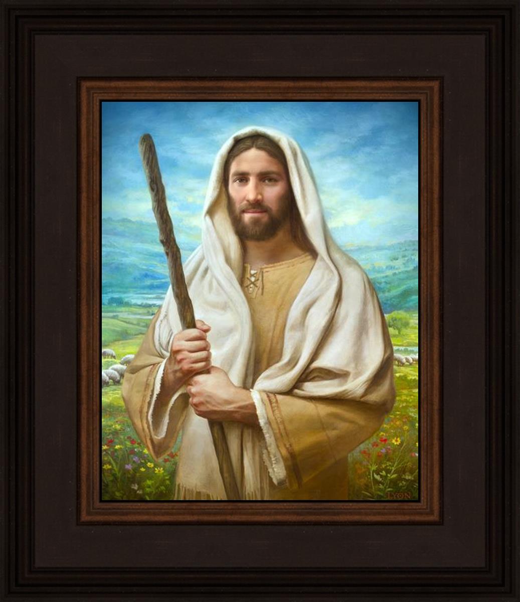 Feed My Sheep by Howard Lyon - Inspirational Christian Art Print for Home, Office & Church Decor - Perfect for Gifts & Spiritual Encouragement