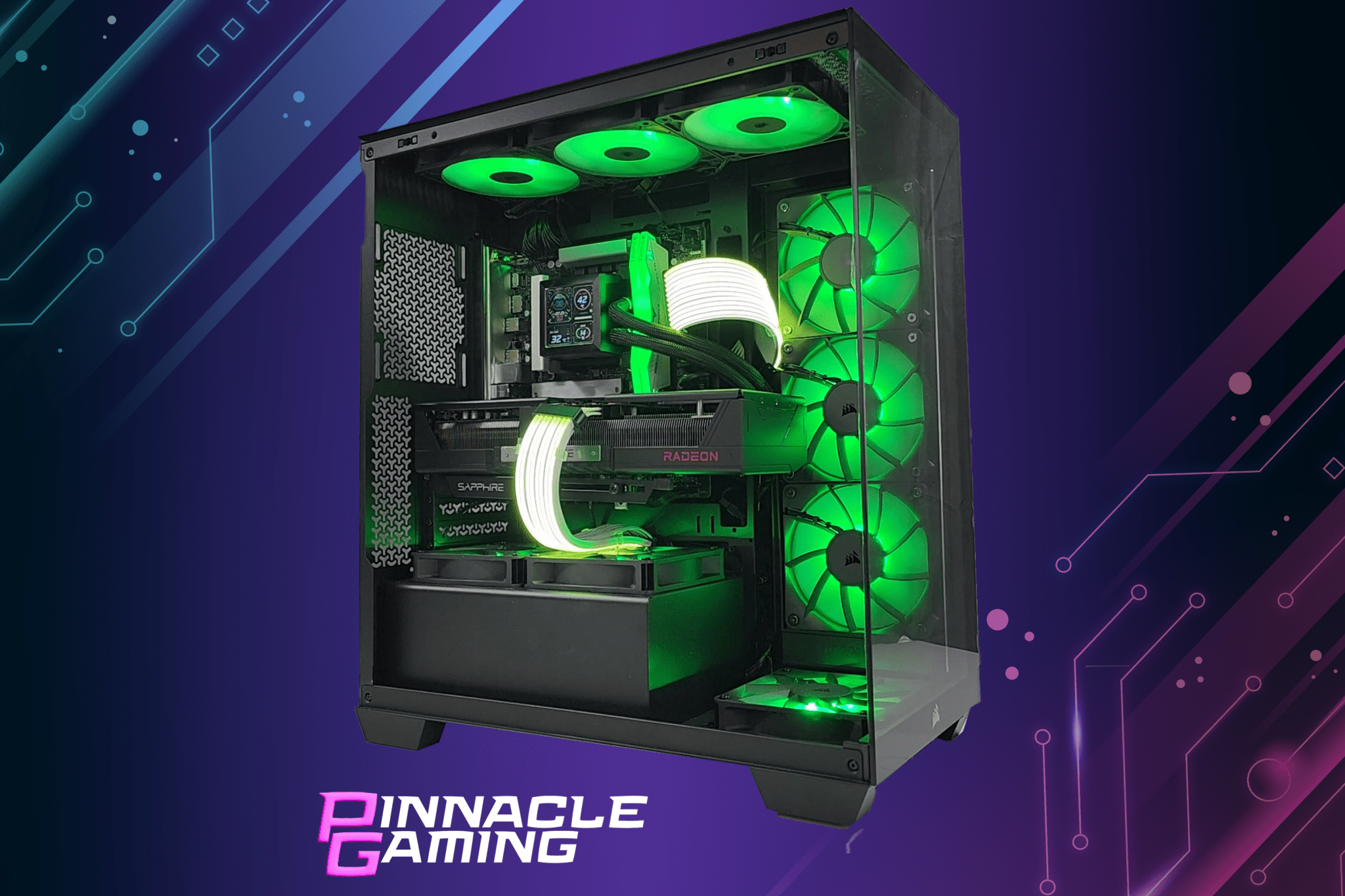 Custom Gaming Desktop PC - Intel Core i7, RTX 5070 Ti, 2TB SSD, 32GB DDR5, WiFi 6 - High Performance Computer for Streaming, Esports & VR Gaming