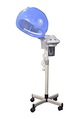 Professional Hair Steamer Machine for Deep Conditioning - Black | At-Home Salon Hair Treatment for Hydration & Repair | Perfect for Dry, Damaged & Curly Hair Care