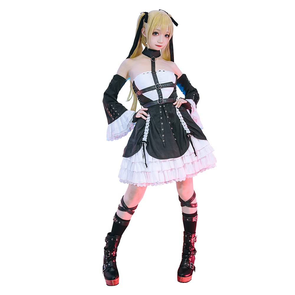 Azur Lane Dead or Alive Marie Rose Cosplay Costume - Anime Lolita Dress Uniform for Halloween, Comic Con & Cosplay Events