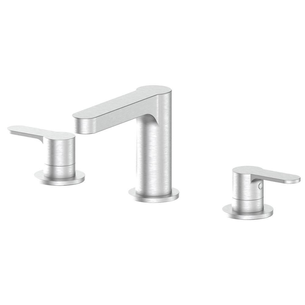 ZLINE Fallen Leaf Widespread Bathroom Faucet in Brushed Nickel - Elegant Bathroom Sink Faucet for Modern Home Decor, Perfect for Master Bathroom Renovation and Luxury Hotel Upgrades