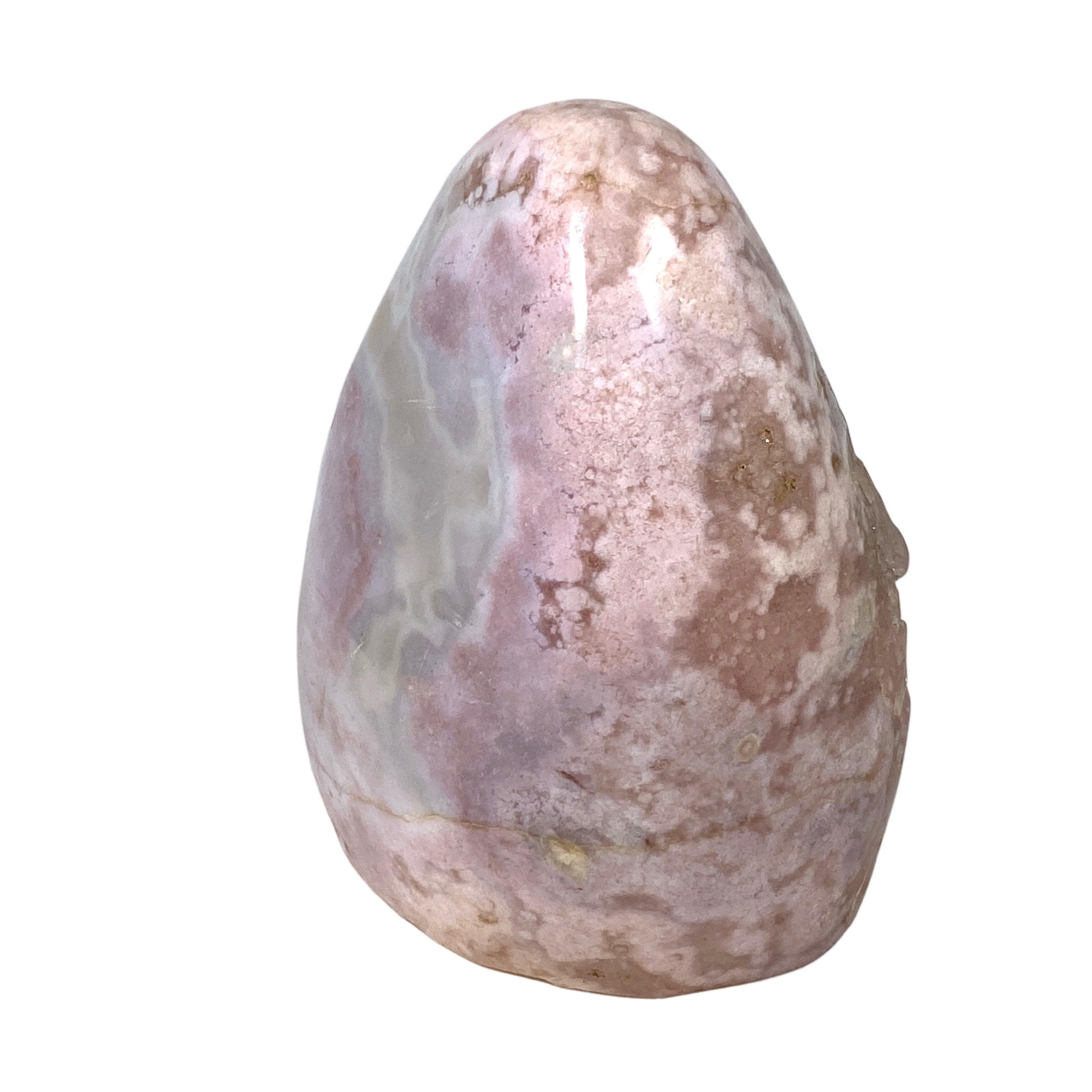 Natural Pink Amethyst Flower Agate Freeform Stone - Healing Crystal for Meditation, Yoga & Home Decor - Unique Spiritual Gift for Women