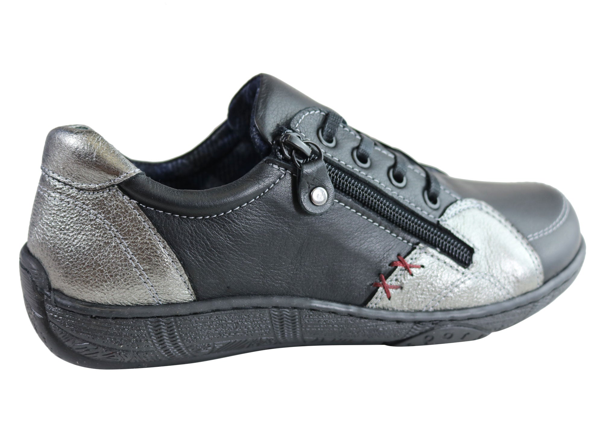 Orizonte Fargo Women's Comfortable Soft Leather Casual Shoes - European Style for Walking, Travel & Everyday Wear