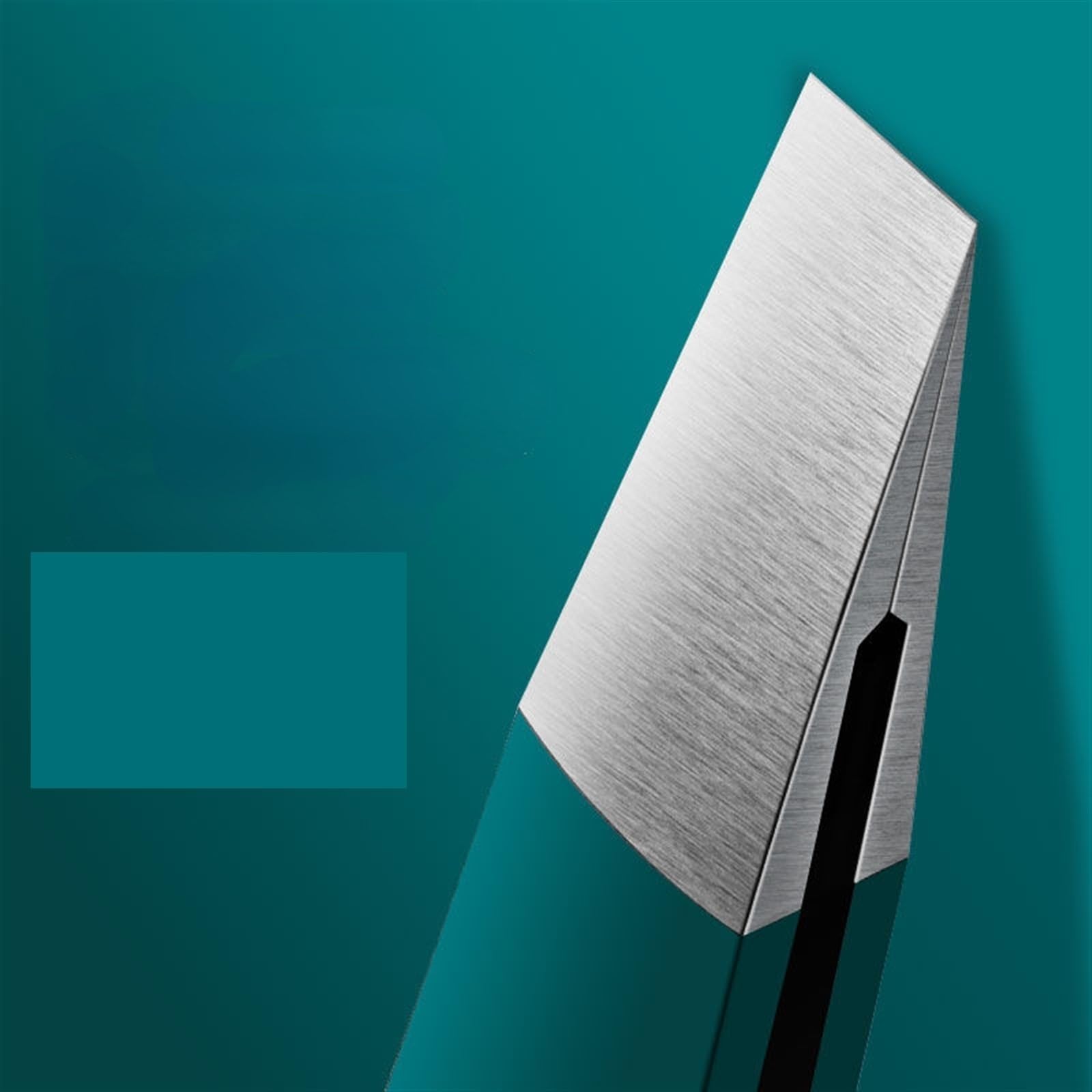 Slanted Hair Removal Tweezers - Precision Eyebrow Tweezers for Eyebrow Shaping, Ingrown Hair & Lash Extensions - Green Beauty Tool for Salon & Home Use
