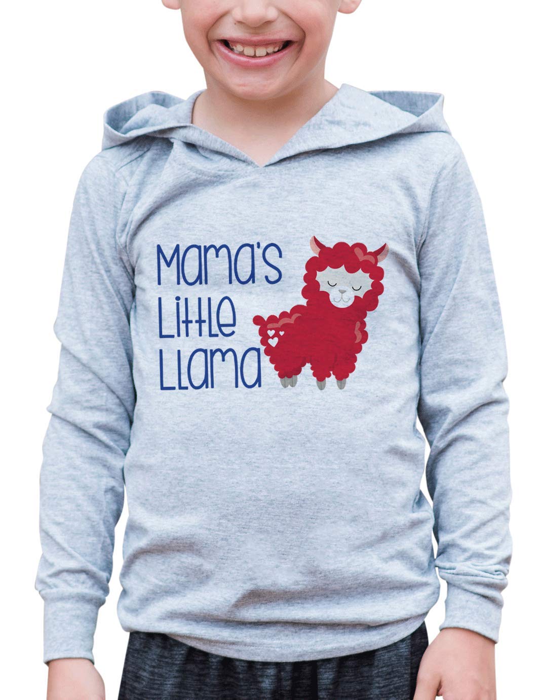 7 Ate 9 Apparel Kids Llama Valentine's Day Hoodie - Cute Valentine's Gift for Boys & Girls | Cozy Fleece Pullover for School, Playdates & Holiday Photos
