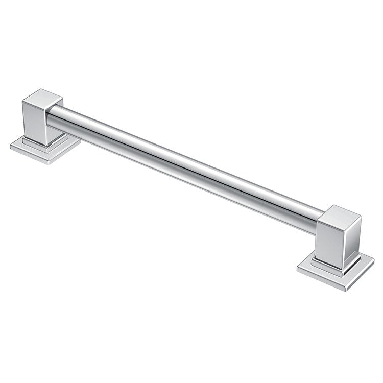 90 Degree 24 Inch Grab Bar for Bathroom - Heavy Duty Stainless Steel Shower Handle with Non-Slip Texture, Perfect for Elderly Safety & ADA Compliance - Ideal for Bathtub, Toilet, and Shower Accessibility