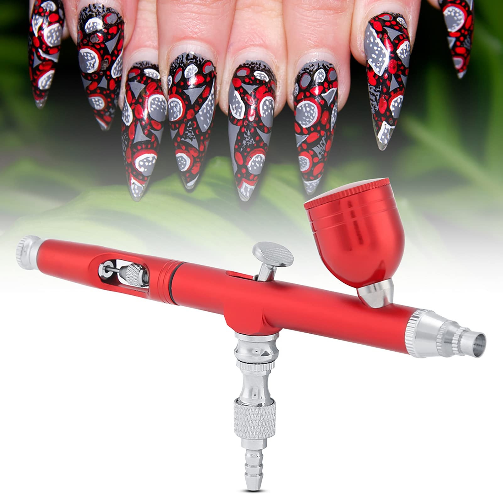 Professional Yosoo Dual Action Airbrush Gun Kit with 0.3mm Nozzle & Mini Compressor - Perfect for Makeup Artistry, Cake Decorating, Model Painting & DIY Crafts