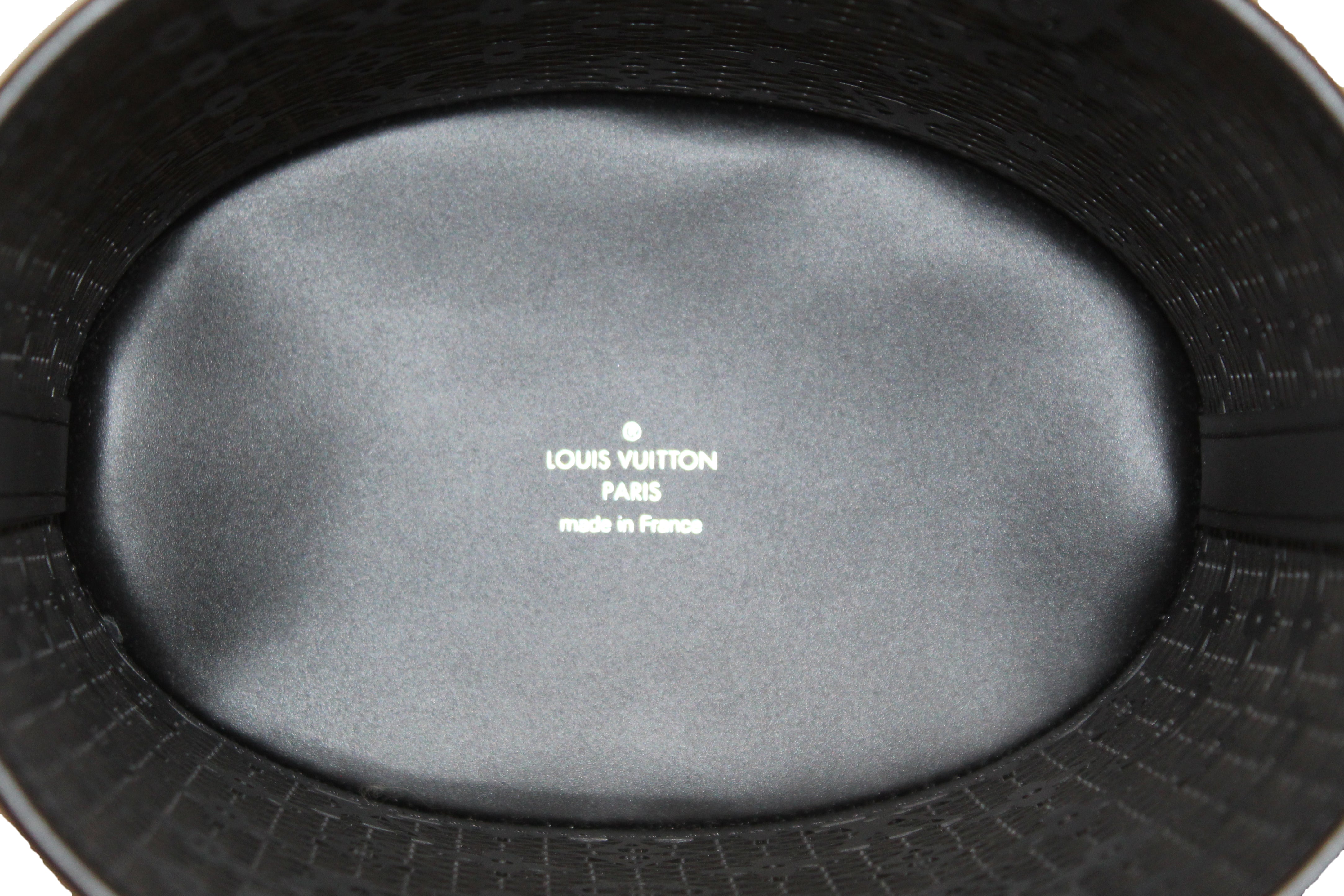 Authentic Louis Vuitton Limited Edition Nicolas Ghesquiere Monogram Lace Black Patent Leather Bucket Bag - Luxury Designer Shoulder Bag for Women, Perfect for Parties, Weddings & Special Occasions
