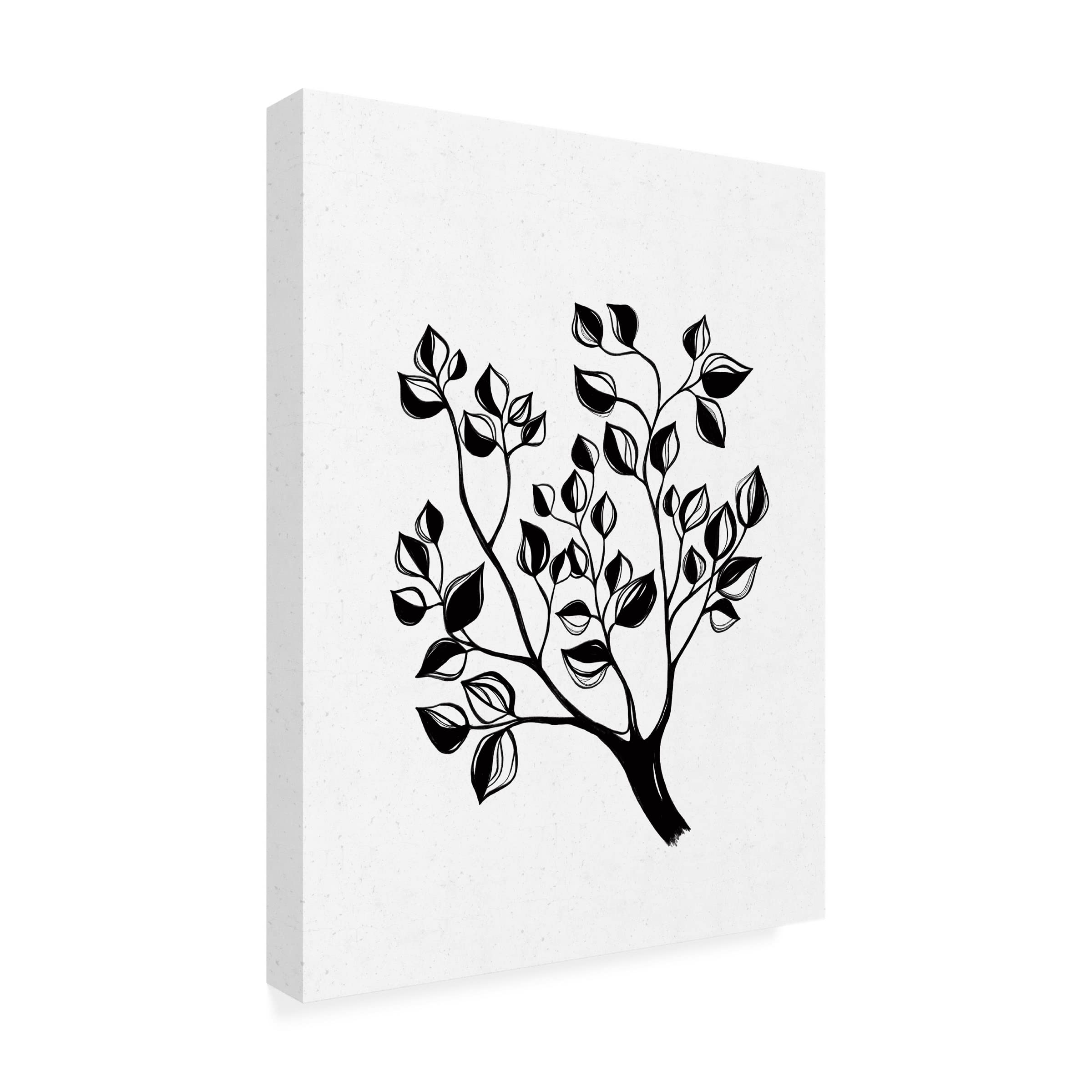 Trademark Fine Art 'Climb' Canvas Wall Art by Ishita Banerjee - Inspirational Mountain Landscape Painting for Living Room & Office Decor