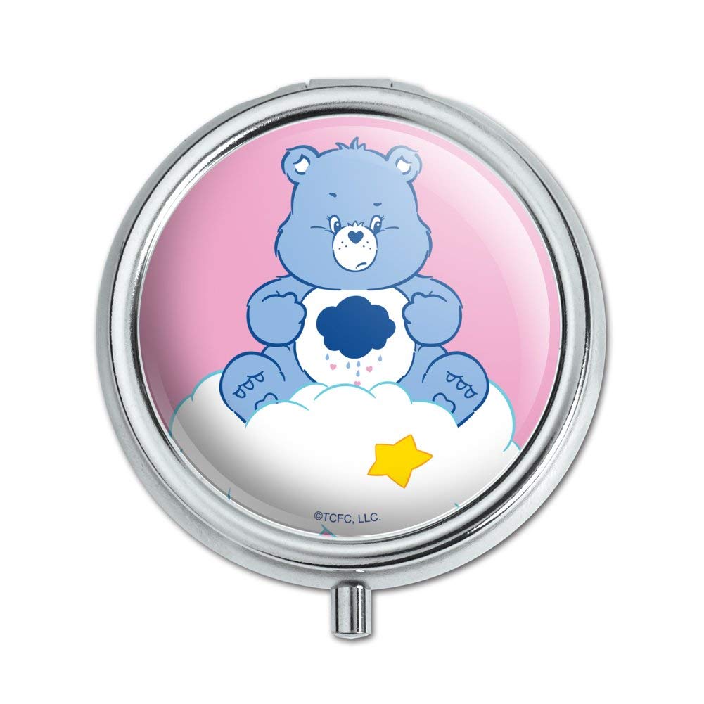 Care Bears Grumpy Bear Pill Case & Trinket Box - Cute Medicine Organizer for Travel, Home & Gifts | Perfect for Storing Vitamins, Jewelry & Small Keepsakes