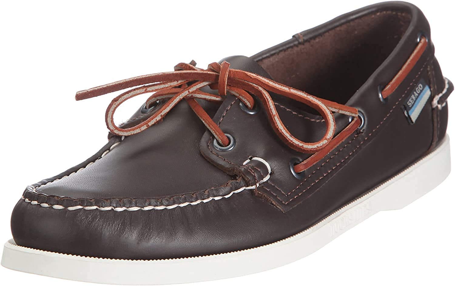 Sebago Men's Docksides Boat Shoes - Classic Leather Casual Loafers for Sailing, Boating & Summer Wear | Comfortable Slip-On Deck Shoes for Men