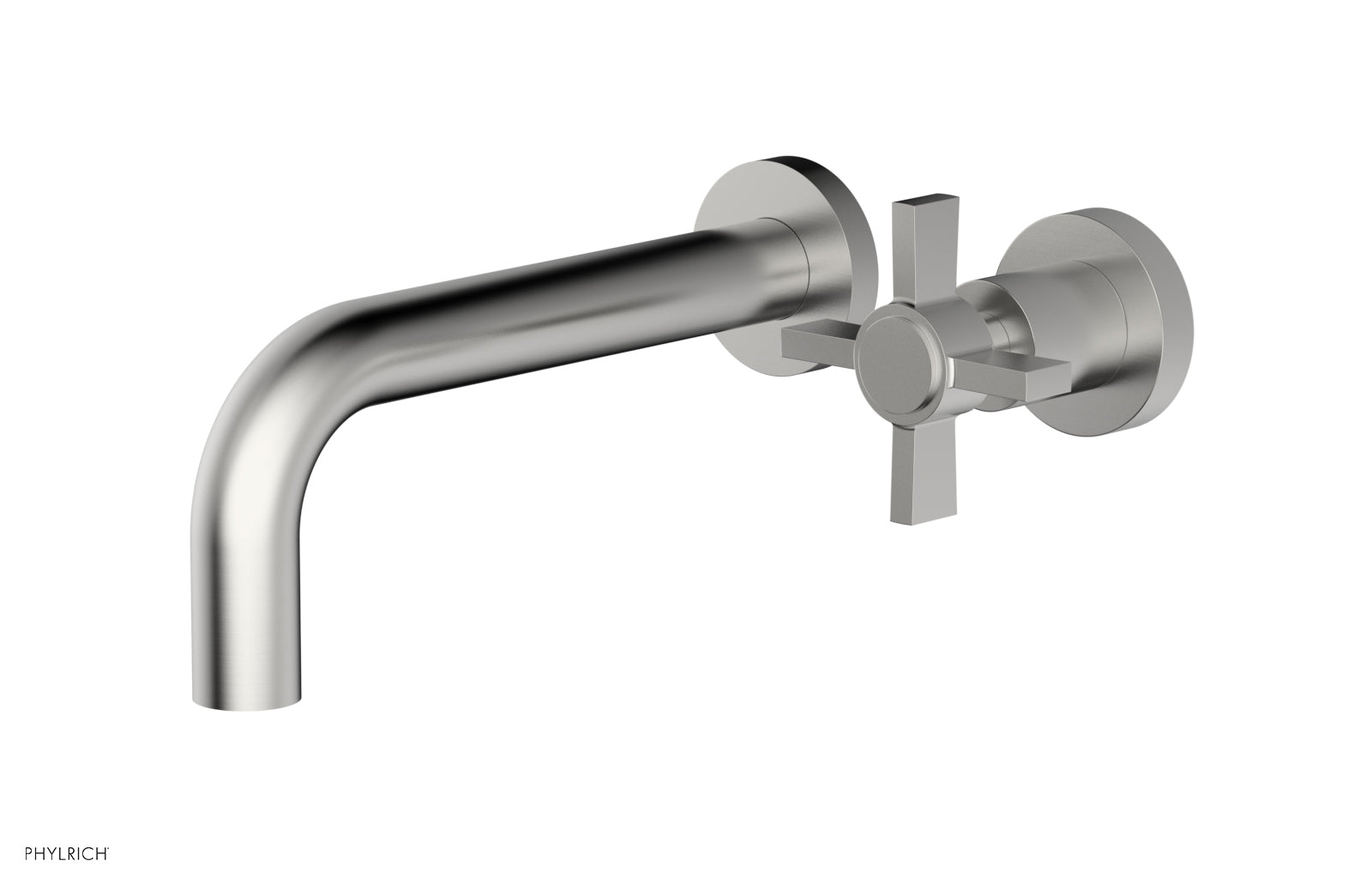 Basic Single Handle Wall Lavatory Set - Cross Handle D132 15 - Perfect for Bathroom Sink Faucet Installation and Bathroom Renovation Projects