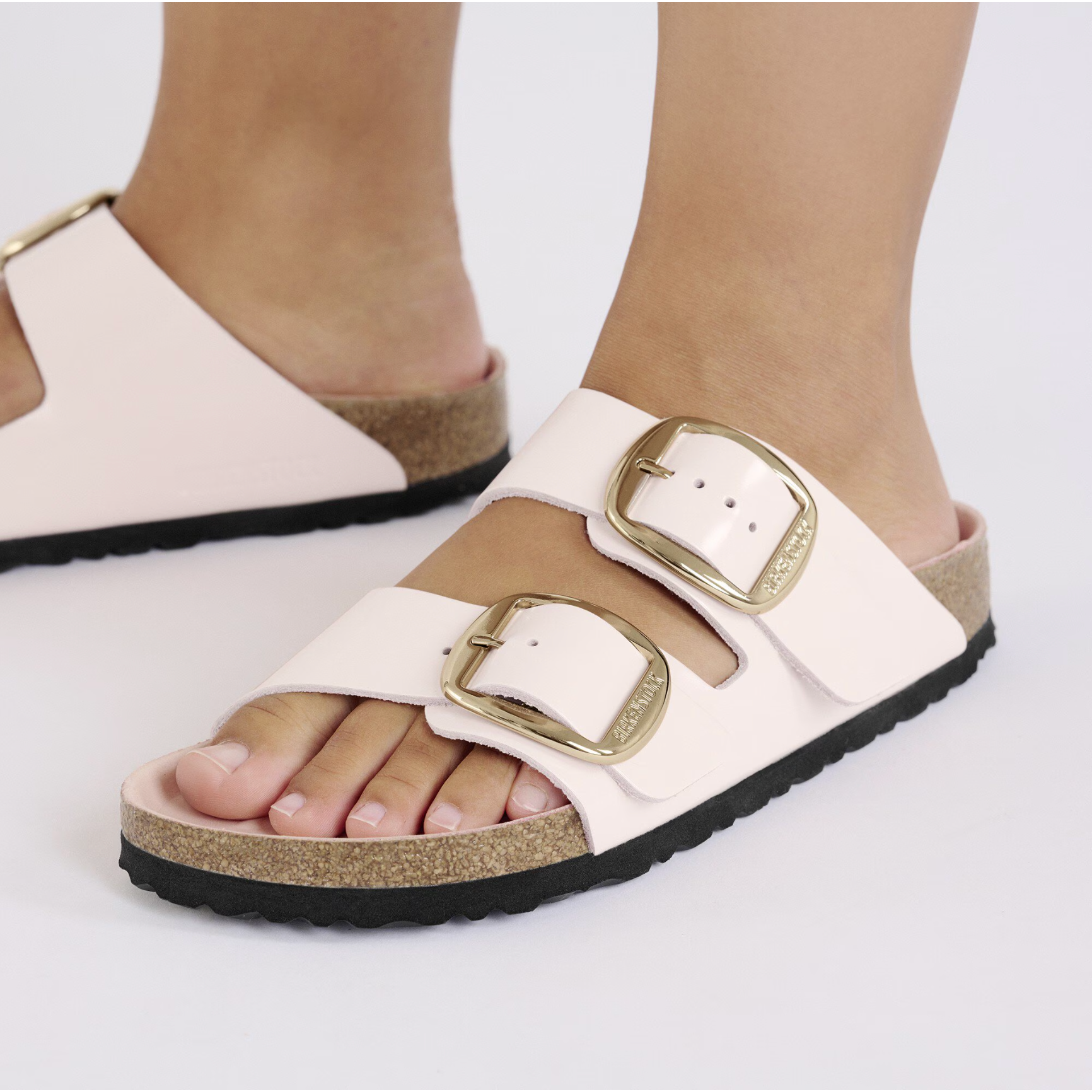 Birkenstock Arizona Big Buckle Sandals - Genuine Natural Leather Patent - Comfortable Unisex Footwear for Walking, Travel & Everyday Wear