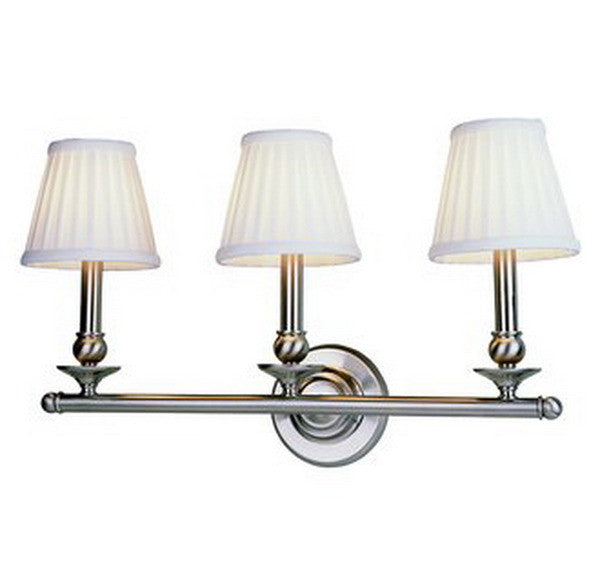 Trans Globe Lighting 2043 SN Transitional 3-Light Wall Sconce in Satin Nickel Finish - Perfect for Bedroom, Hallway & Entryway Lighting