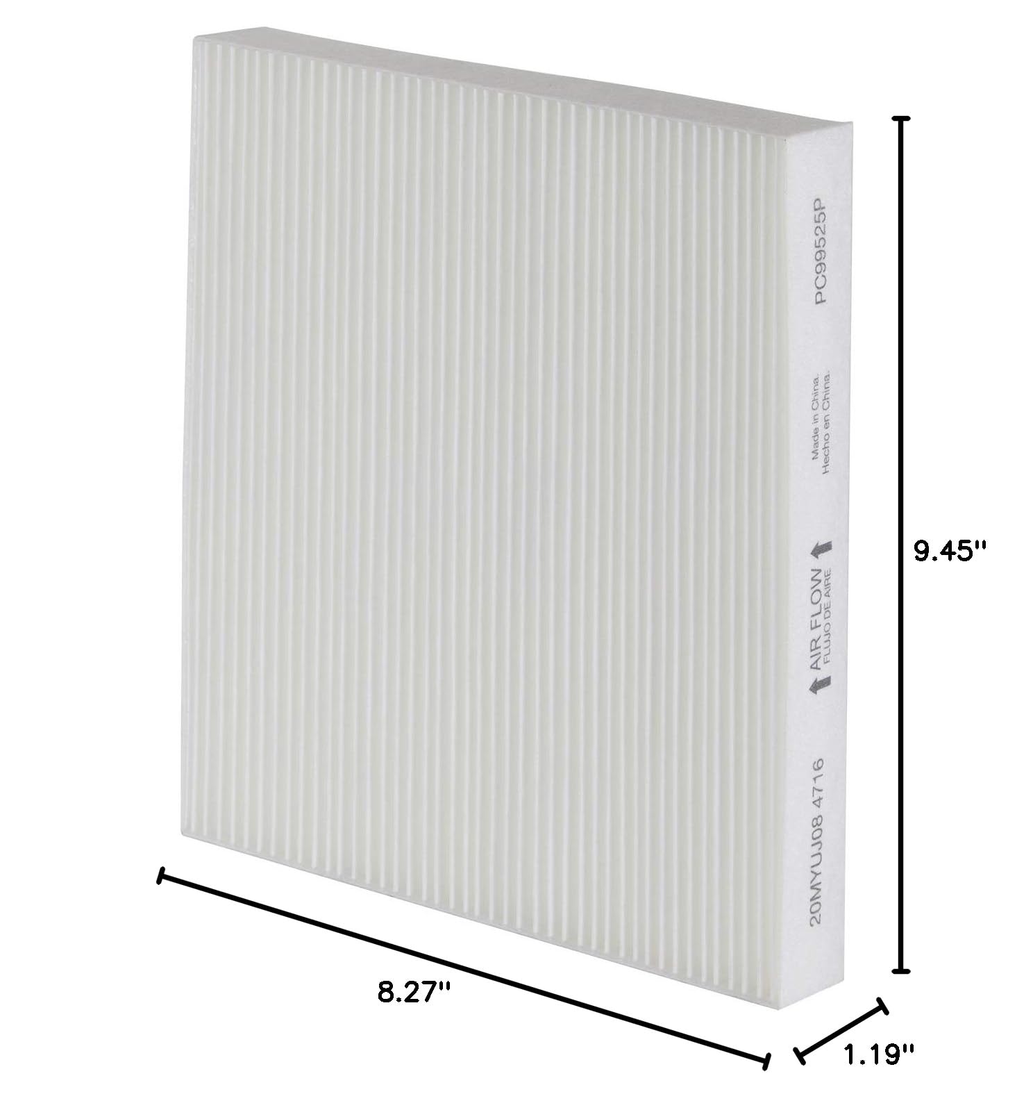 Premium Guard PC99525P Cabin Air Filter for 2020-2025 Hyundai Palisade - Improves Air Quality & Reduces Allergens for Cleaner Cabin Air