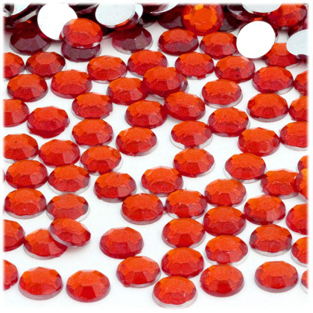 1000pcs 9mm Round Purple Amethyst Rhinestones for DIY Crafts, Jewelry Making, Nail Art & Scrapbooking - Premium Flatback Gemstones by The Crafts Outlet