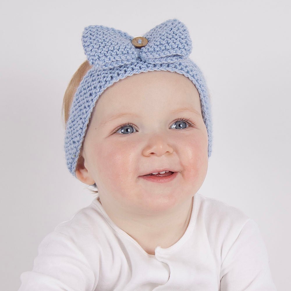 Baby Headbands Knitting Kit - DIY Crochet Headband Set for Newborns & Toddlers - Perfect for Baby Showers, Photo Shoots & Gifts