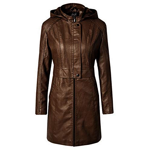 Premium Women's Genuine Leather Long Coat - Stylish Winter Jacket for Women | Perfect for Outdoor Activities, Travel & Fashion