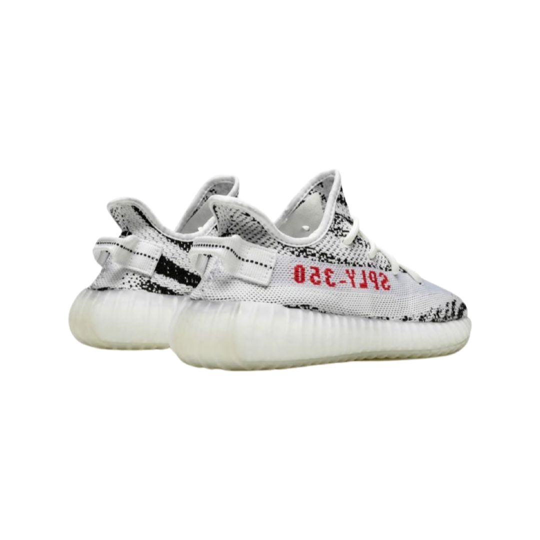 Adidas Yeezy Boost 350 V2 Zebra White Core Black Red Men's Running Shoes - Perfect for Gym Workouts & Streetwear Fashion