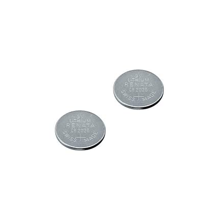 Renata CR2025 3V Lithium Coin Battery (2-Pack) - Long-Lasting Power for Watches, Calculators & Key Fobs - Replacement for CR2025, DL2025, ECR2025