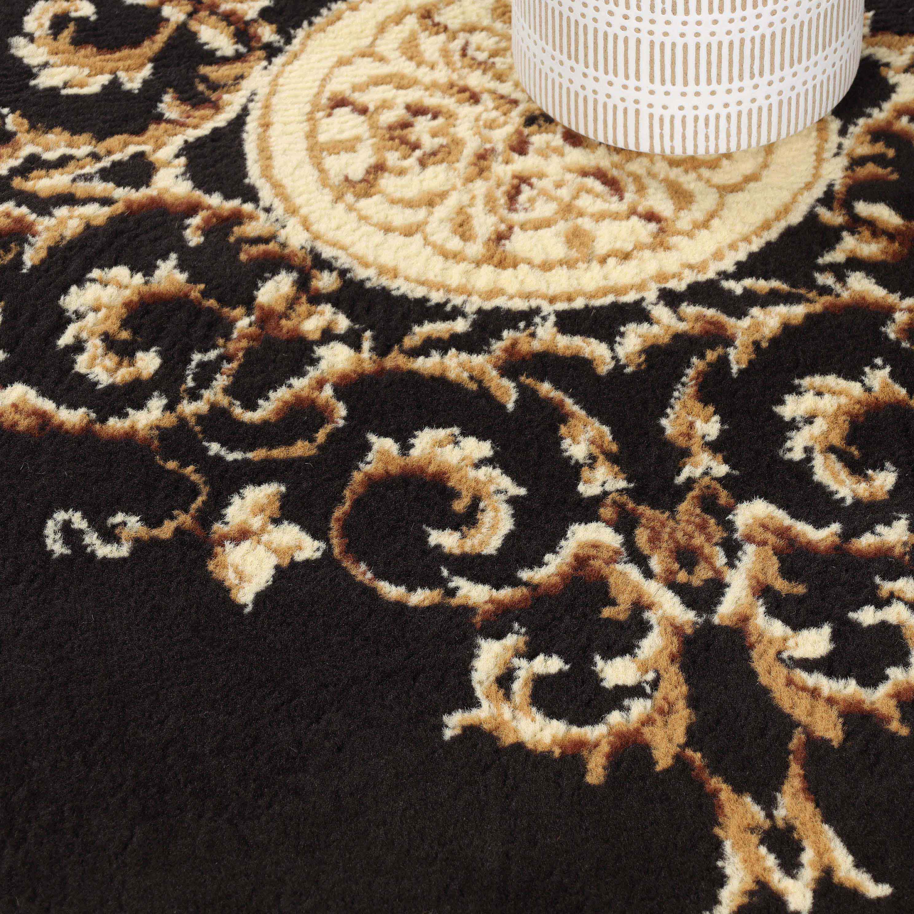 Large Medallion Modern Bohemian Indoor Area Rug or Runner - Perfect for Living Room, Bedroom & Boho Home Decor