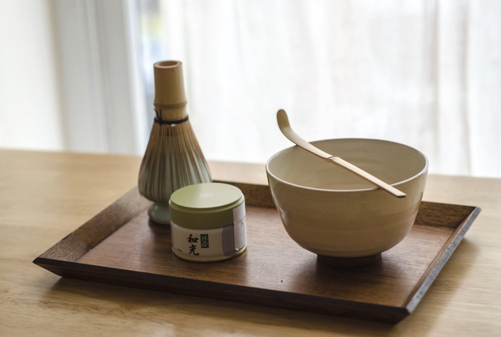 Premium Bamboo Matcha Tea Tray Set - Handcrafted Japanese Style Tea Ceremony Accessory for Matcha Whisking & Serving - Perfect for Home, Office, or Gift