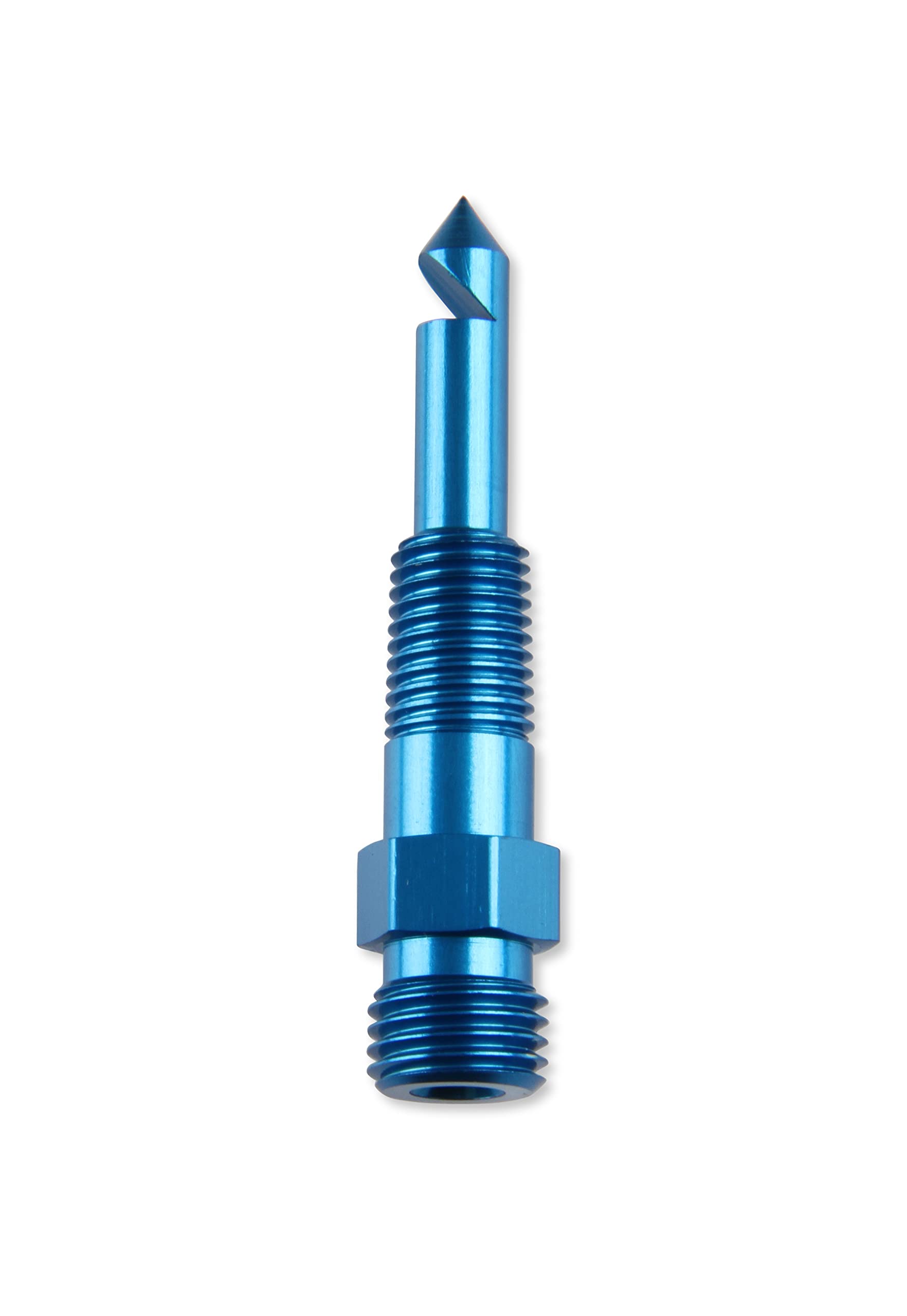 NOS 13500 Blue Anodized Aluminum Fan Spray Nozzle - High Pressure Water Spray Tip for Car Washing, Garden Irrigation & Outdoor Cleaning