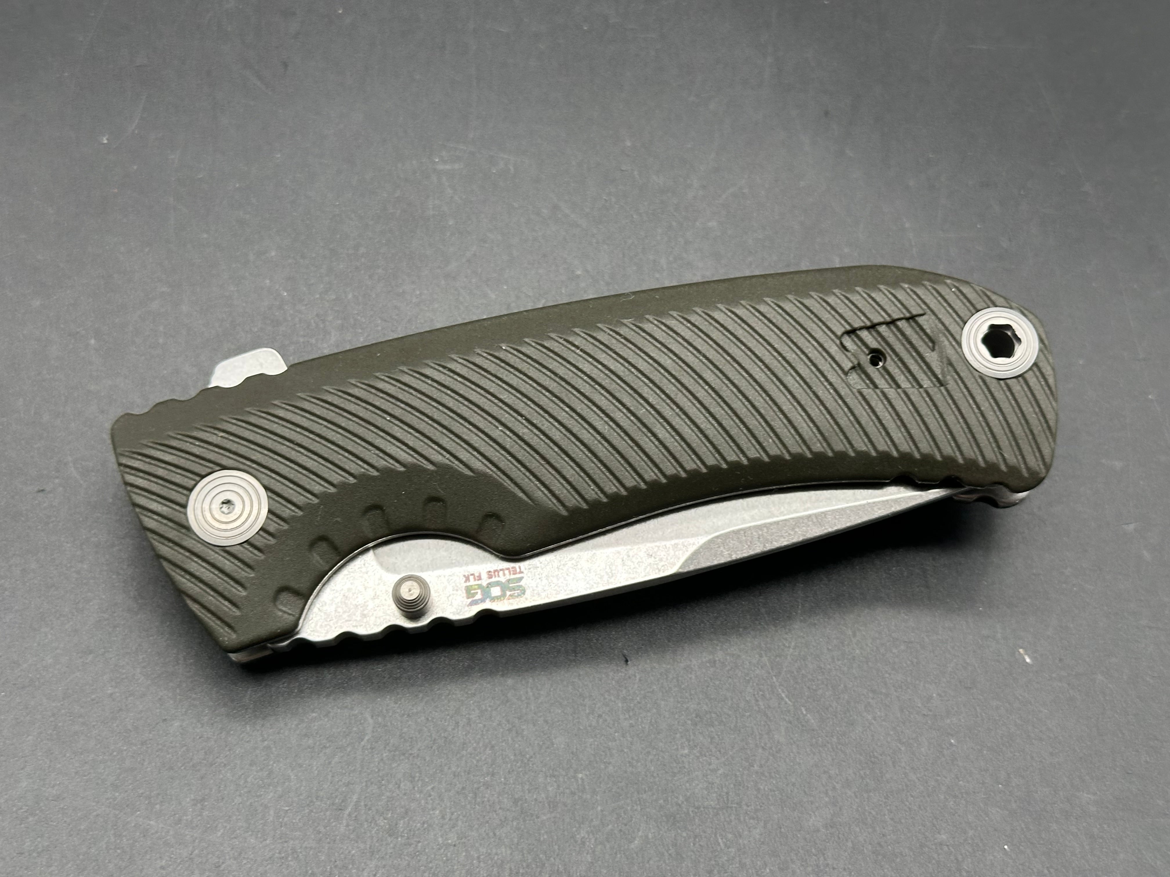 SOG Tellus FLK Folding Knife - 3.65