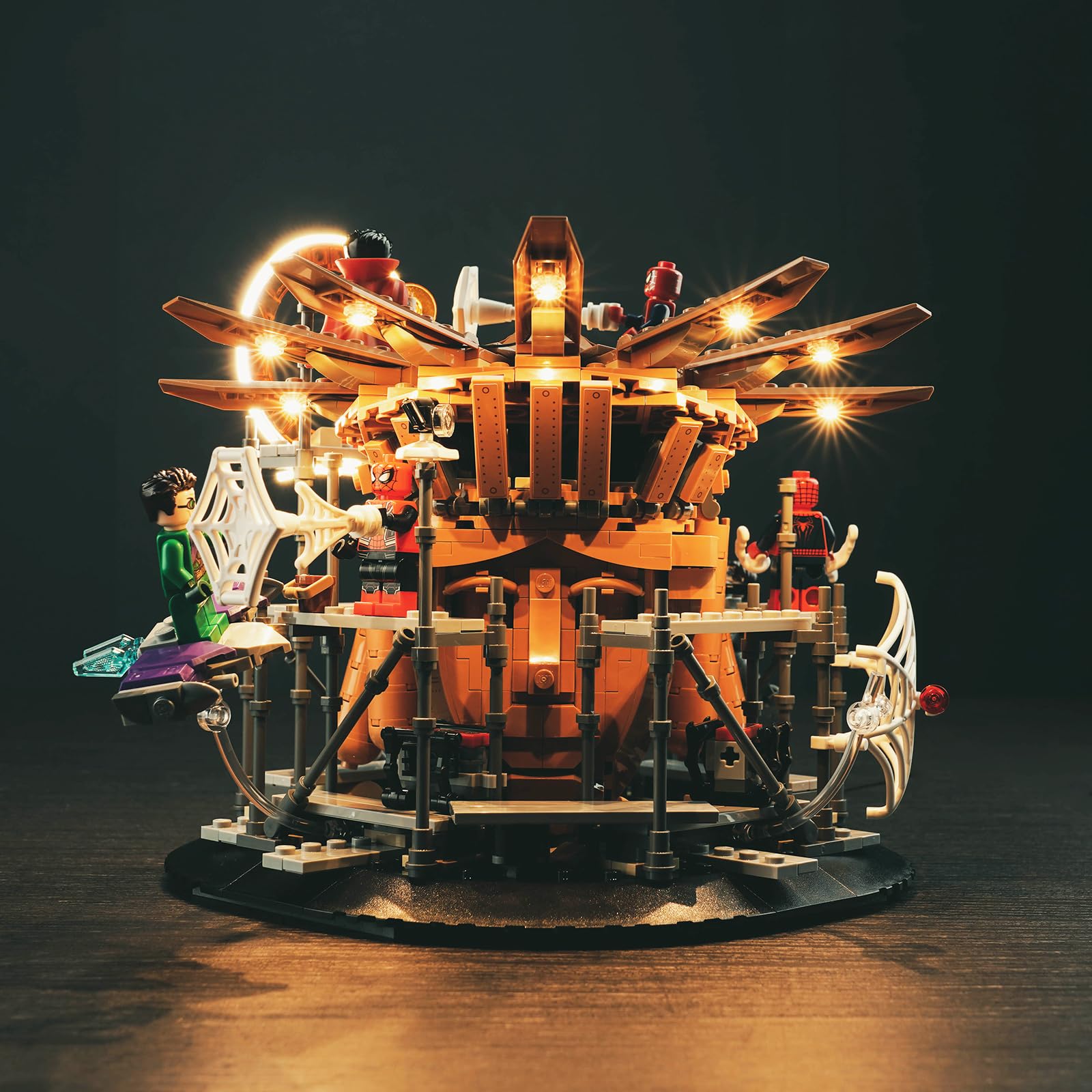 LEGO-Compatible LED Lighting Kit for 76261 Spider-Man Final Battle Set - Decorative Light Kit for Creative Play & Display - Perfect for Home Decor, Gifts, and LEGO Enthusiasts