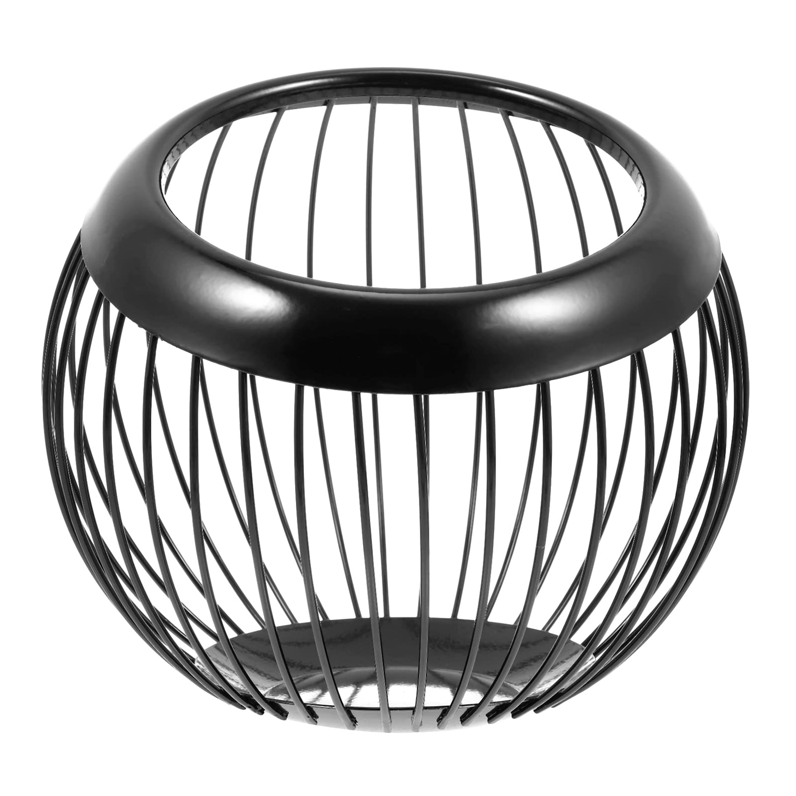Cabilock Stainless Steel Fruit Basket - European Style Round Beveled Edge Storage Basket for Kitchen Countertop, Dining Table & Pantry Organization | Home Supplies & Kitchen Essentials