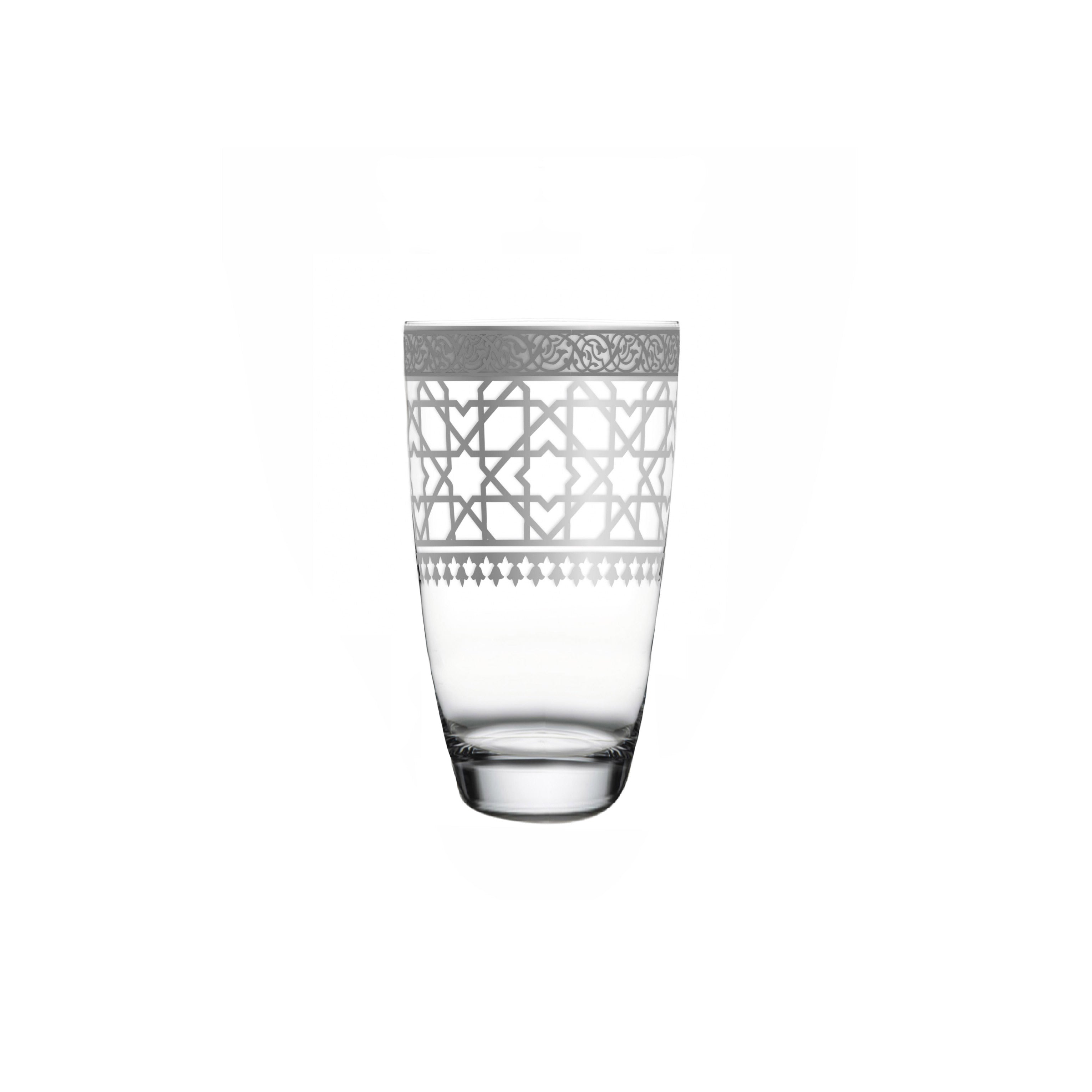 Premium Dimlaj Cordoba ZamZam Set of 6 Pieces in Platinum Finish - Perfect for Home Decor, Wedding Gifts & Islamic Ceremonies