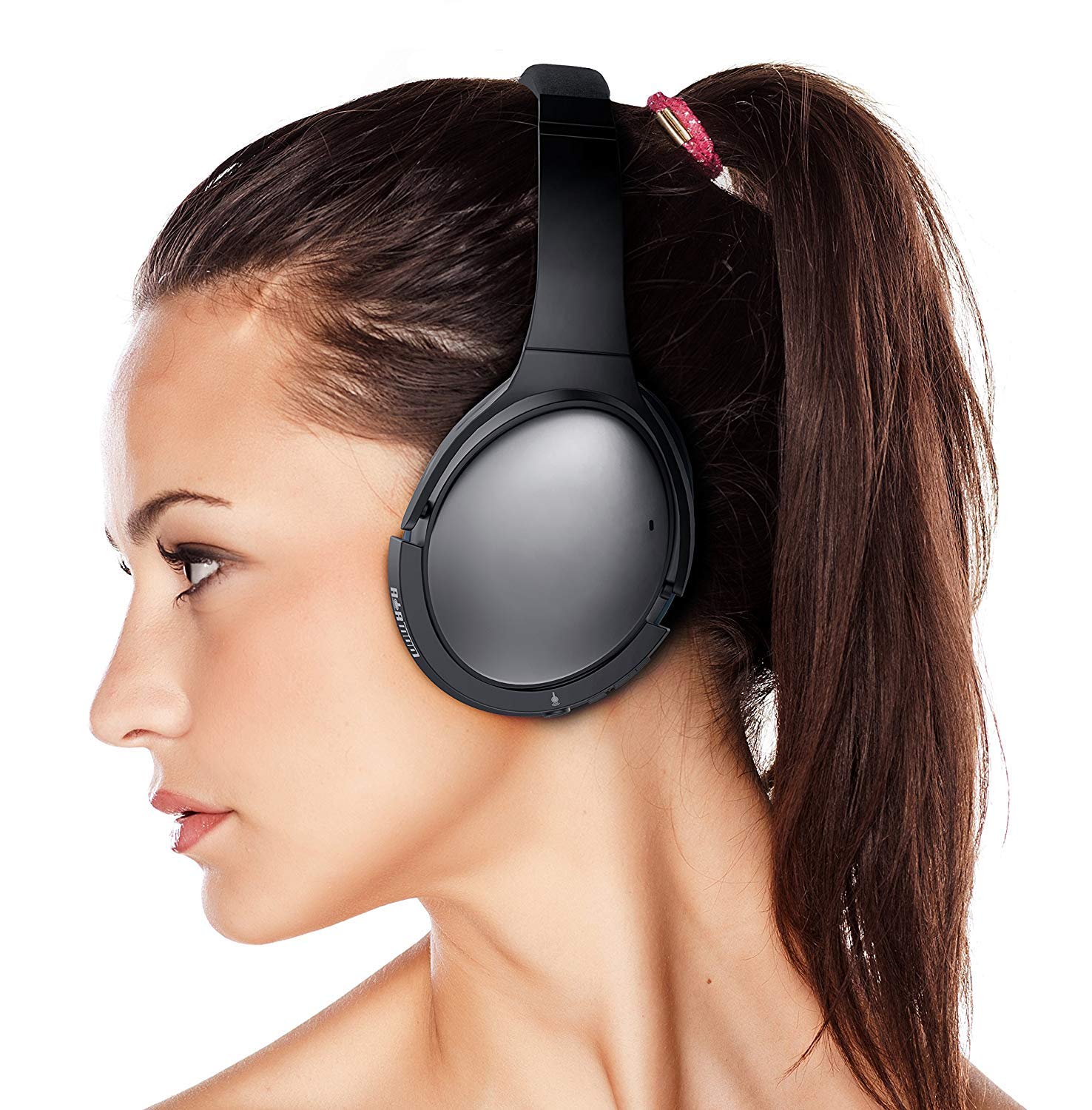 Bolle&Raven Wireless Bluetooth Adapter for Bose QuietComfort 25 Headphones (QC25) - Bluetooth 5.0 Receiver with Built-in Mic, Hi-Fi Audio, 10-Hour Battery - Perfect for Travel, Work & Home Use (Black)