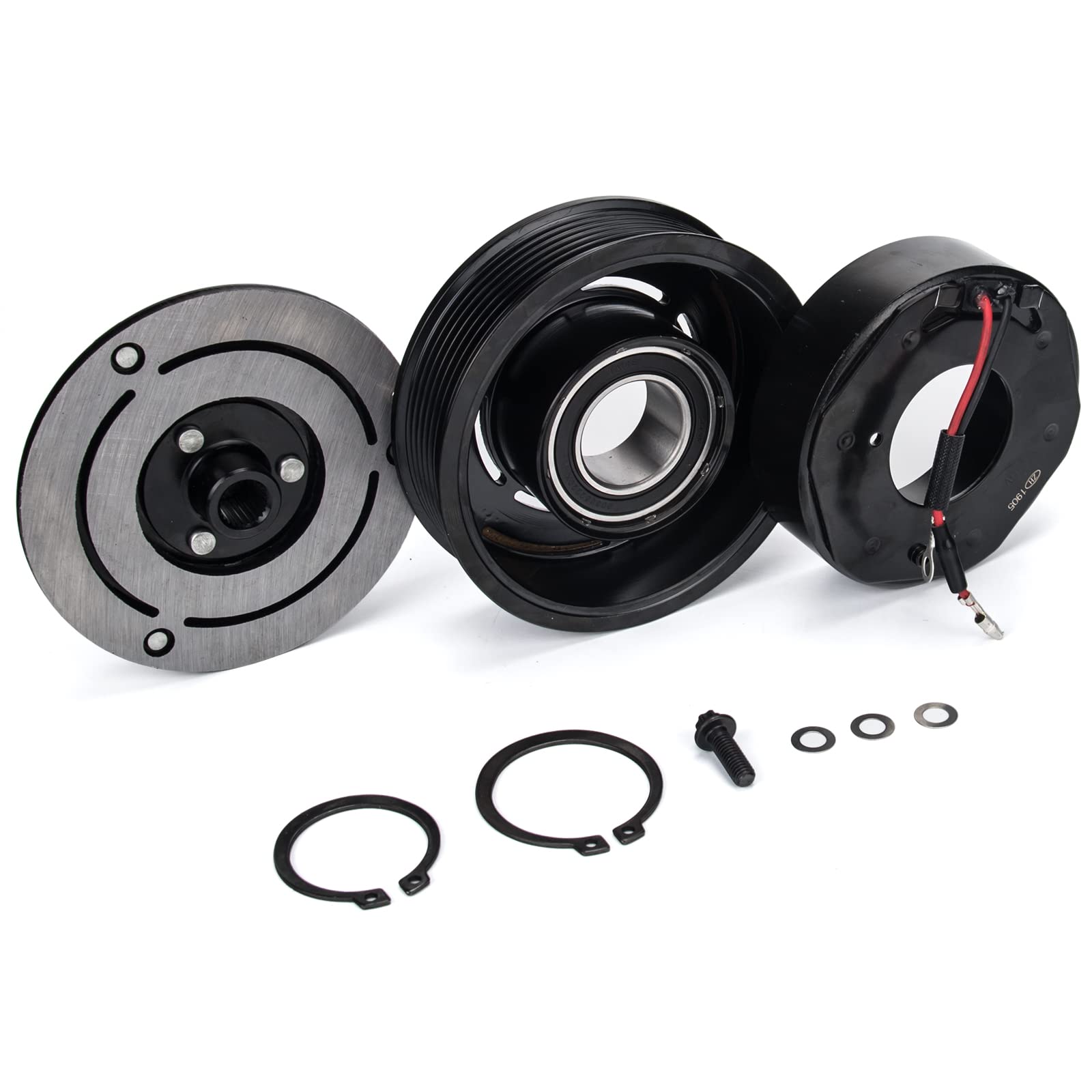 **2005-2015 Toyota Tacoma 2.7L 4.0L & 2016 2.7L 3.5L AC Compressor Clutch Kit - OEM Replacement Clutch Repair Kit for AC System - Perfect for Off-Roading, Daily Commuting & Hot Weather Driving**
