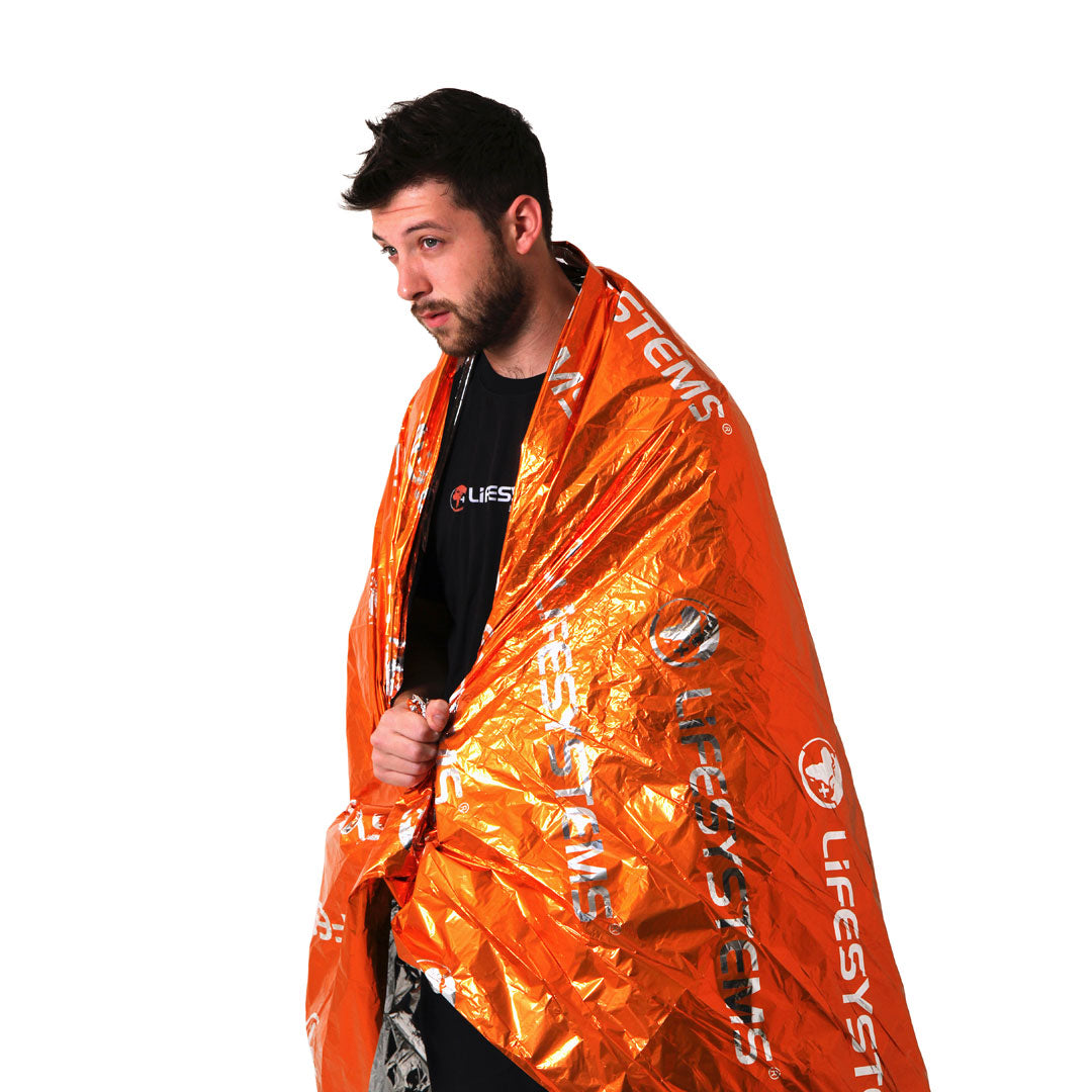 Lifesystems Emergency Thermal Blanket - Lightweight & Compact Survival Blanket for Outdoor, Hiking, Camping & First Aid Kits - Retains Body Heat in Cold Weather Conditions