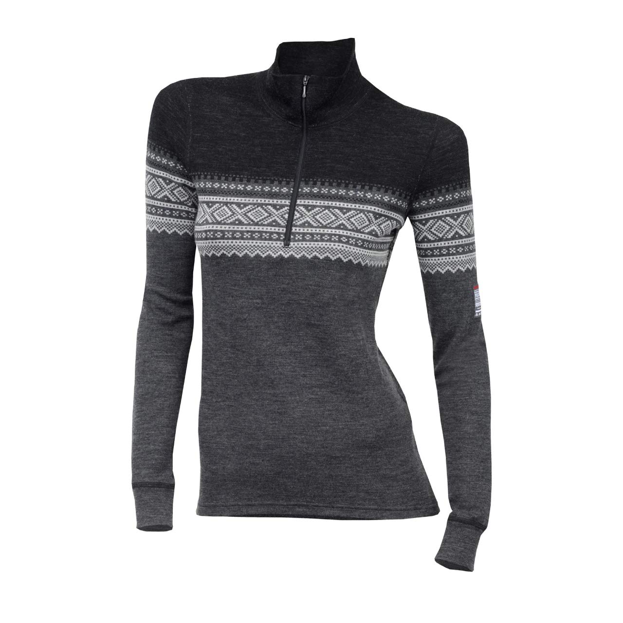 Premium Women's Merino Wool Mock Neck Pullover Sweater - Soft & Warm Winter Knit Jumper for Outdoor Hiking, Office Wear & Casual Fashion