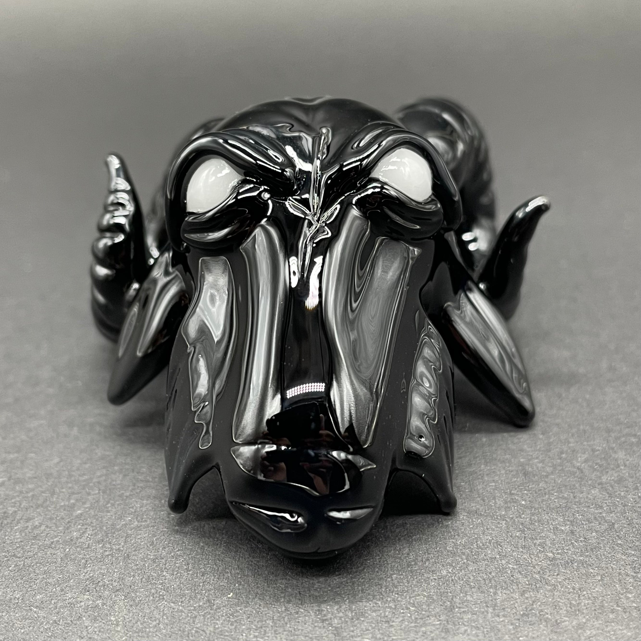 Black Philip Pendant Necklace - Gothic Horror Movie Inspired Jewelry for Fans of The Witch & Occult Fashion | Perfect for Halloween Costumes, Cosplay & Dark Aesthetic Outfits