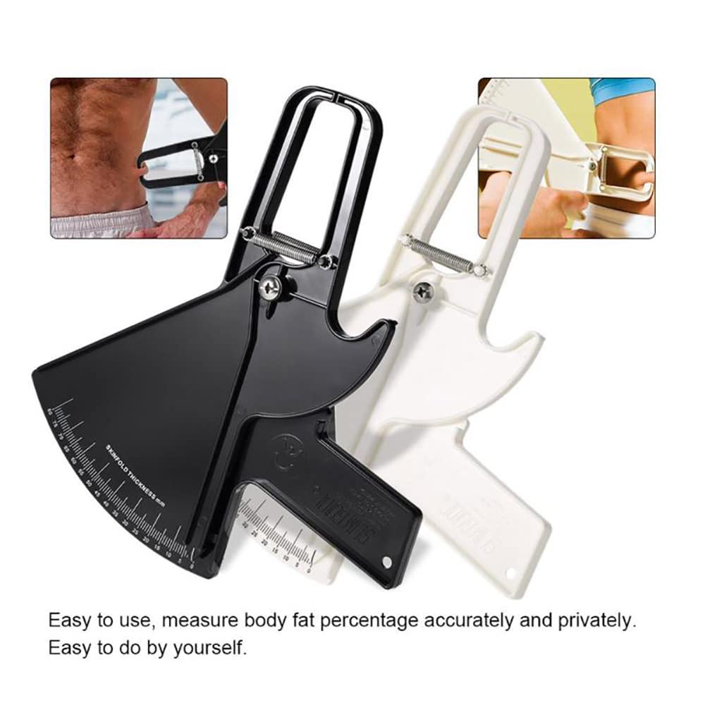 Accurate Body Fat Caliper - Handheld Skinfold Measurement Tool for Fitness & Weight Loss | Home Gym, Personal Training & Health Monitoring (Random Color)