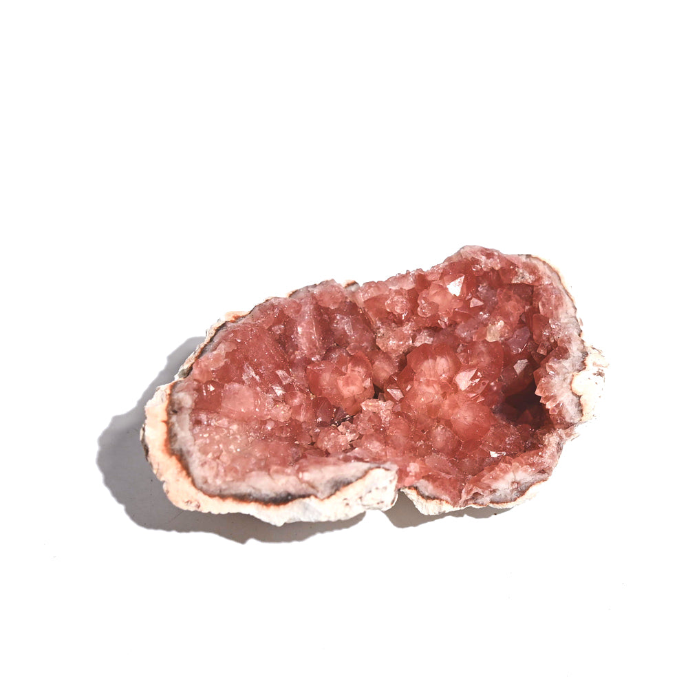 Natural Pink Amethyst Geode Crystal Cluster - Healing Stone for Home Decor, Meditation & Spiritual Gifts | Perfect for Office Desk, Yoga Space & Energy Healing