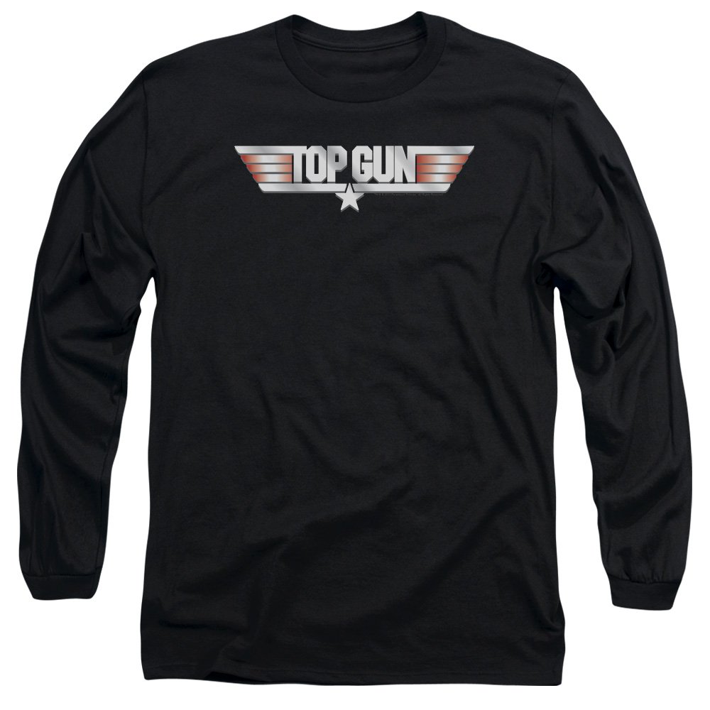 Top Gun Logo Unisex Long-Sleeve T-Shirt for Men & Women - Comfortable Cotton Crewneck Tee for Casual Wear, Movie Fans, and Aviation Enthusiasts