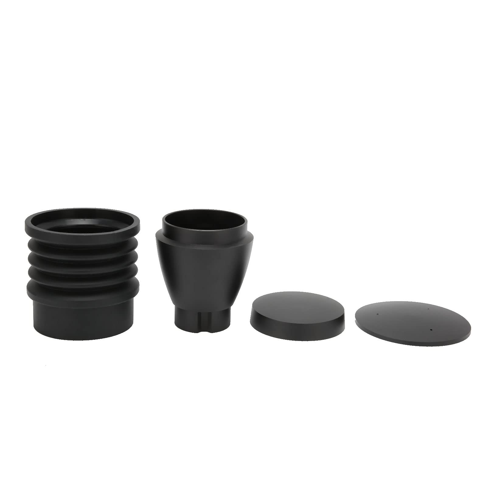 Premium Blowing Bean Bin - Black Coffee Grinder Accessory for Home Baristas | Perfect for Fresh Coffee Grounds Storage & Kitchen Countertop Organization