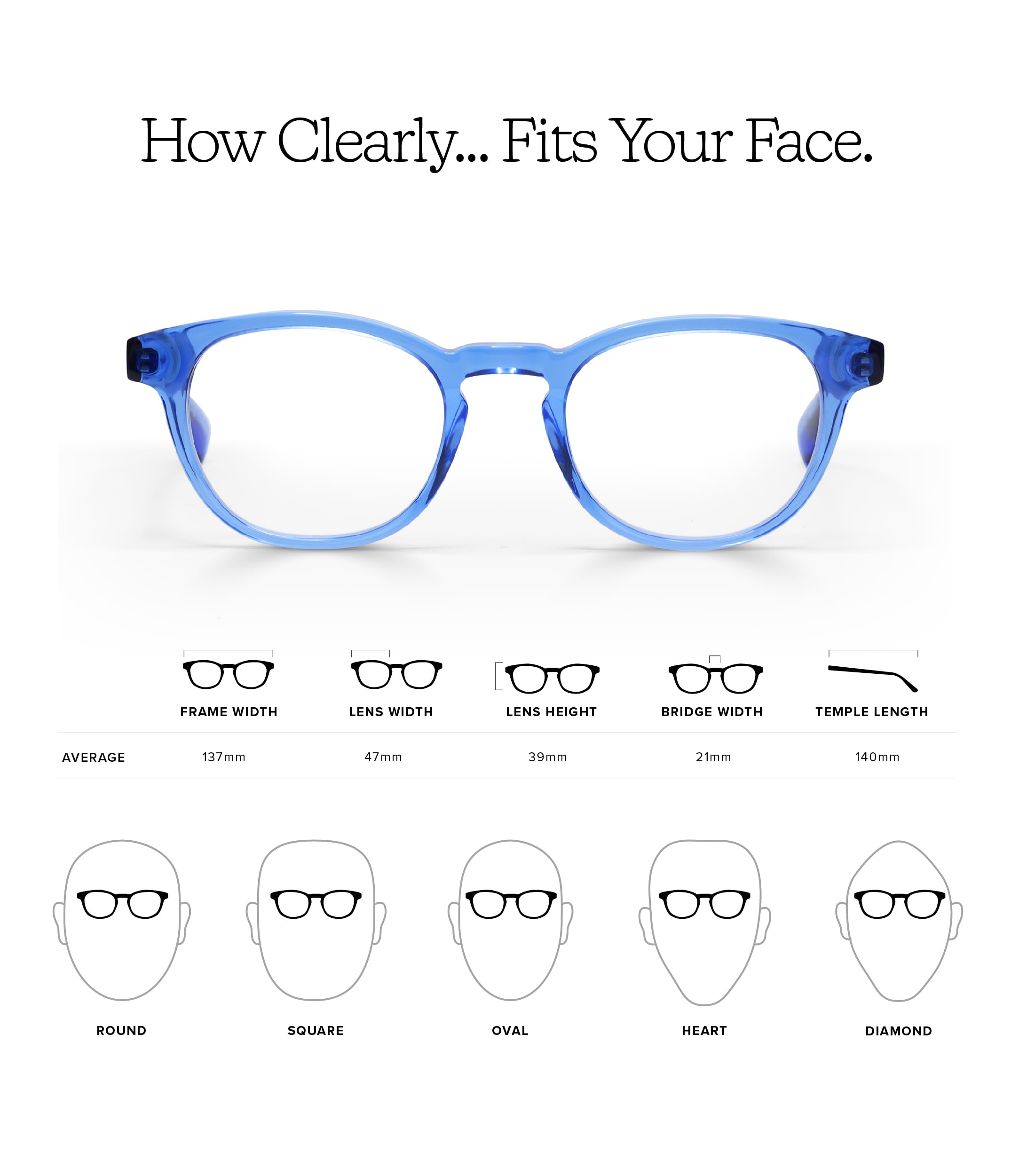 Eyebobs Clearly Unisex Blue Light Blocking Reading Glasses for Men & Women - Round Frame Computer Glasses for Screen Time & Digital Eye Strain Relief